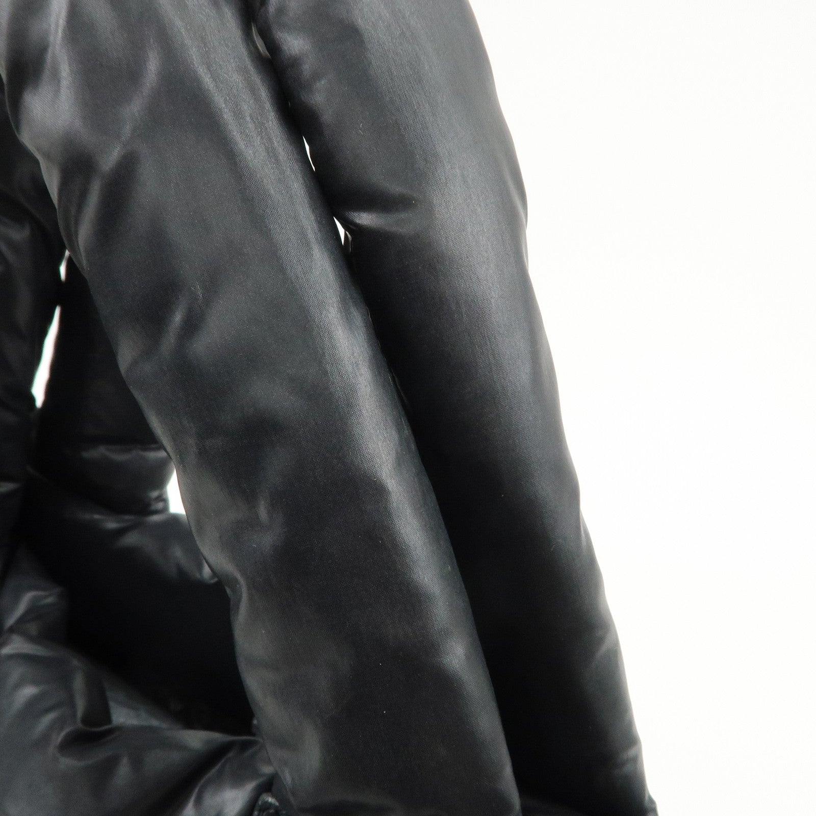 CHANEL COCO Cocoon PM Nylon Leather Tote Bag Hand Bag Black A48610