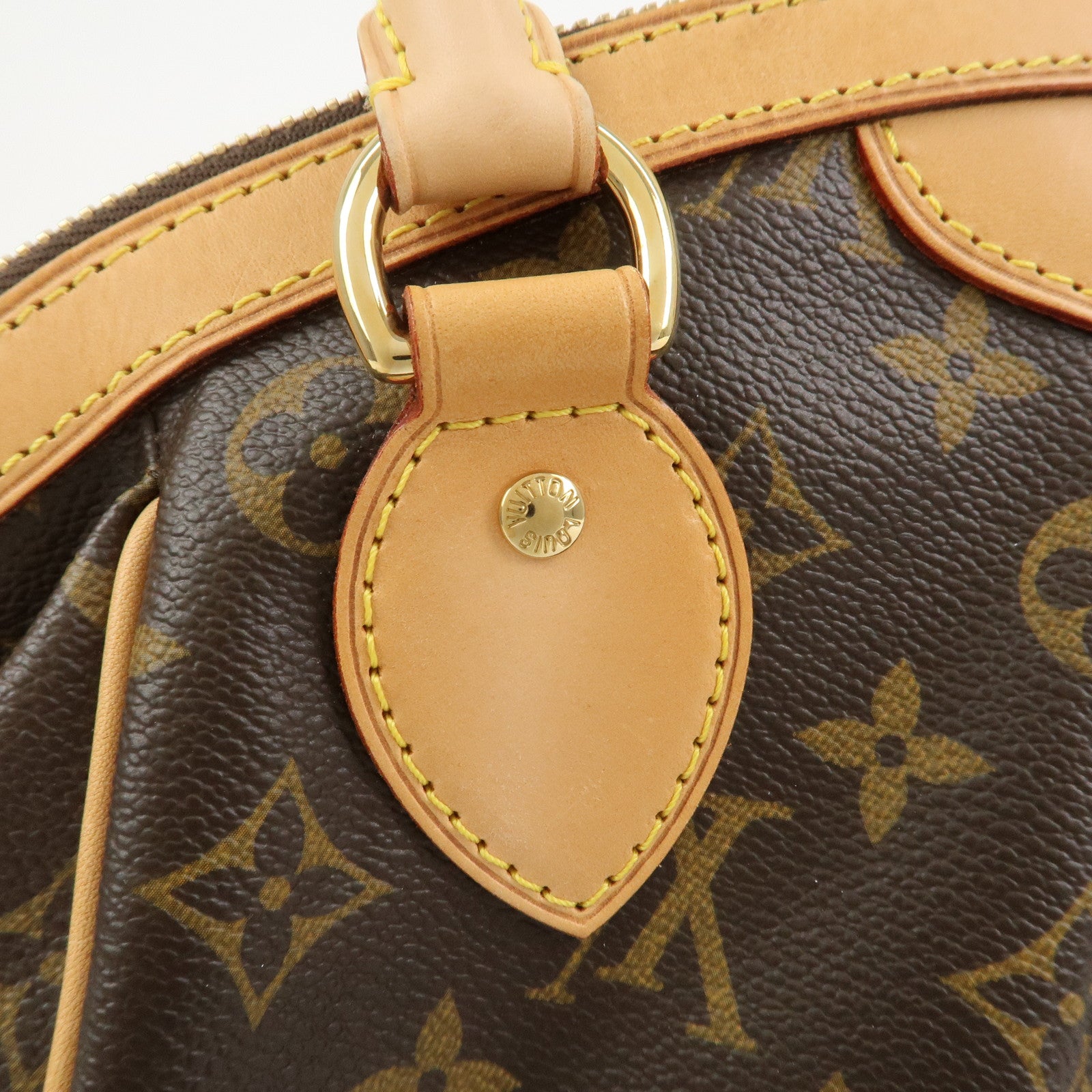 Louis Vuitton Monogram Tivoli PM Hand Bag Shoulder Bag Brown M40143