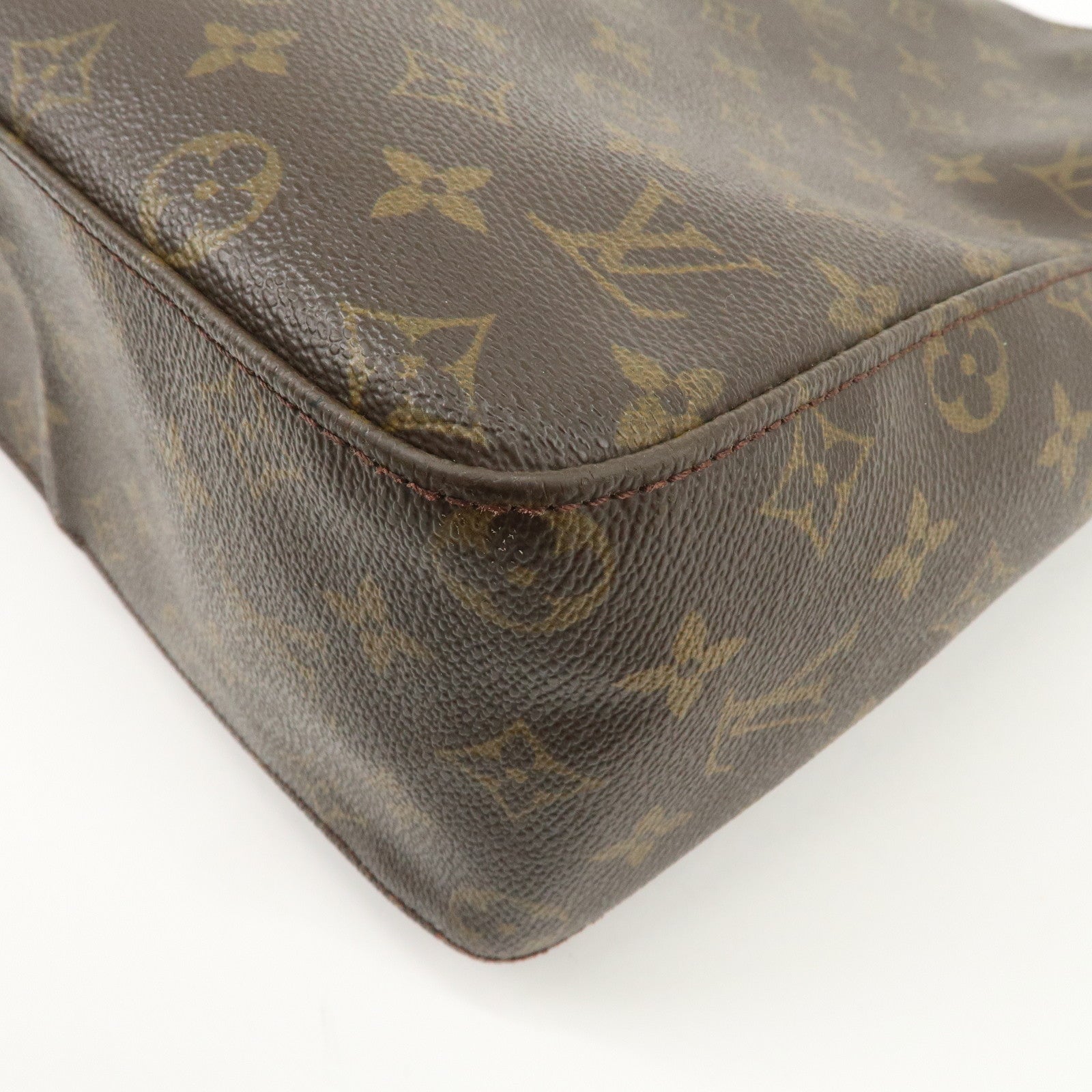Louis Vuitton Monogram Looping GM Shoulder Bag Brown M51145