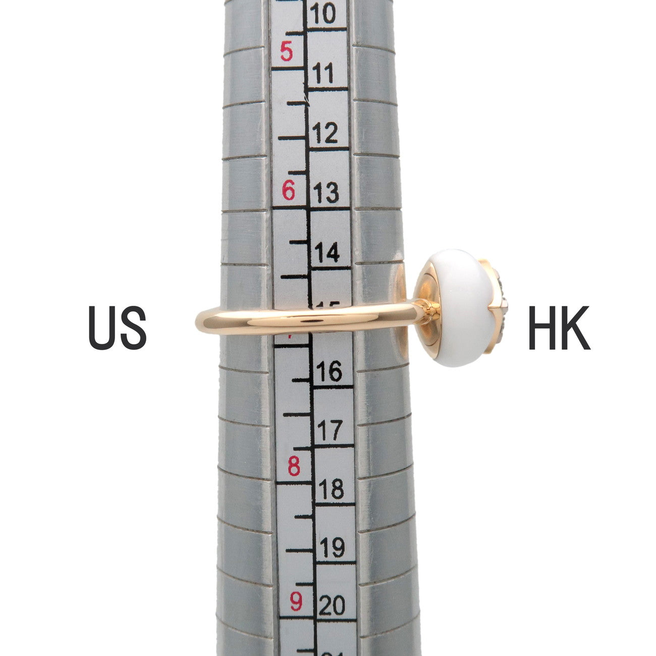 Louis Vuitton B Blossom Ring White Arcade K18 750YG Q9L99A #54 US7