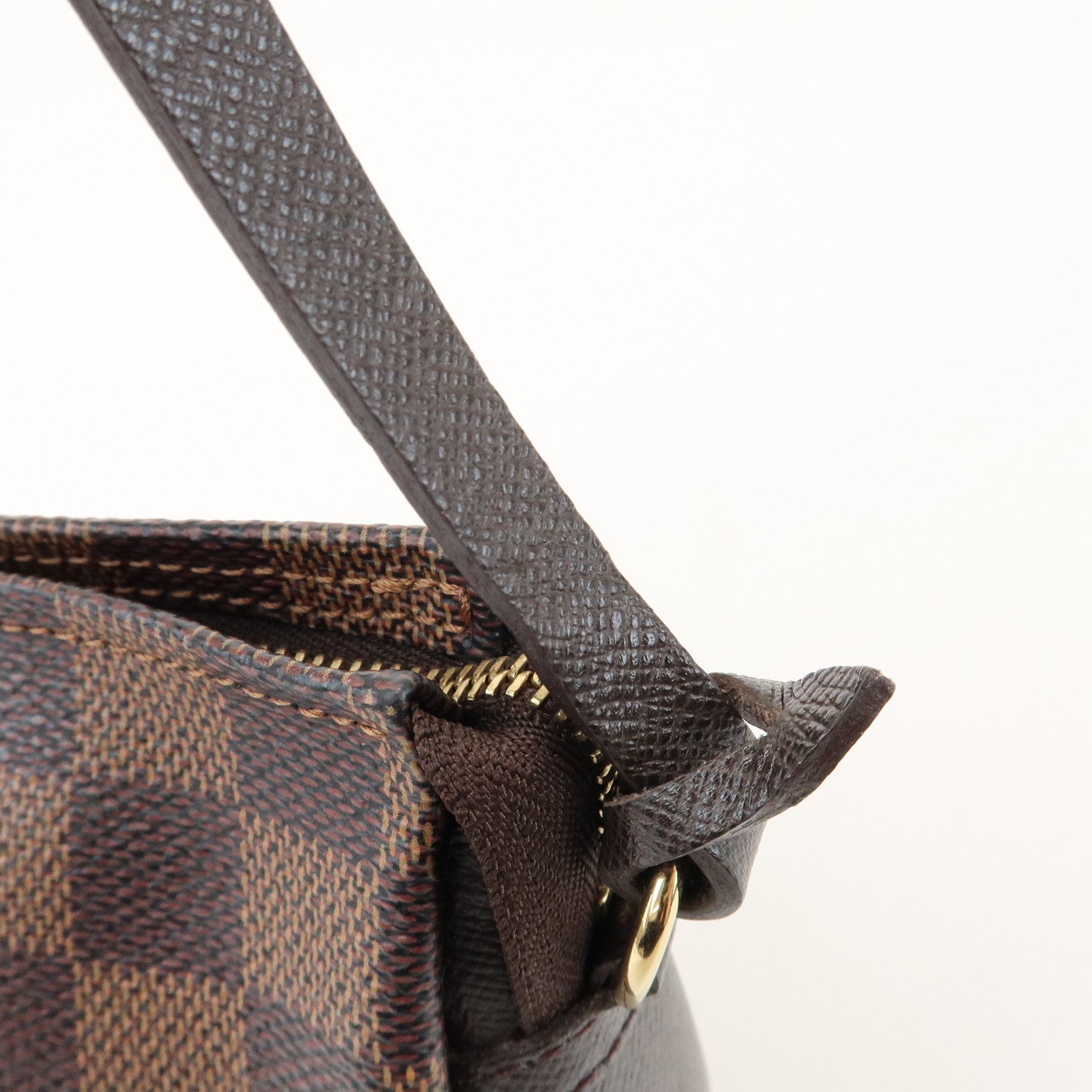 Louis Vuitton Damier Trousse Makeup Accessory Pouch Brown N51982