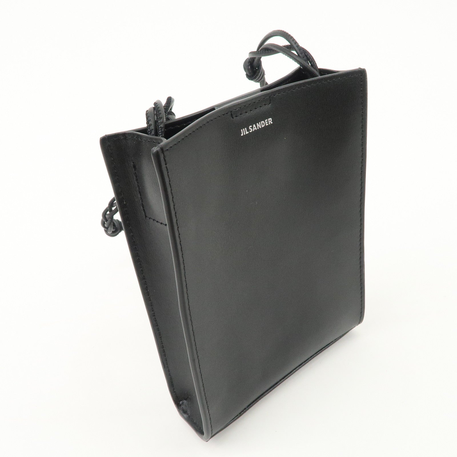 Jil Sander Leather Tangle Bag Shoulder Bag Black