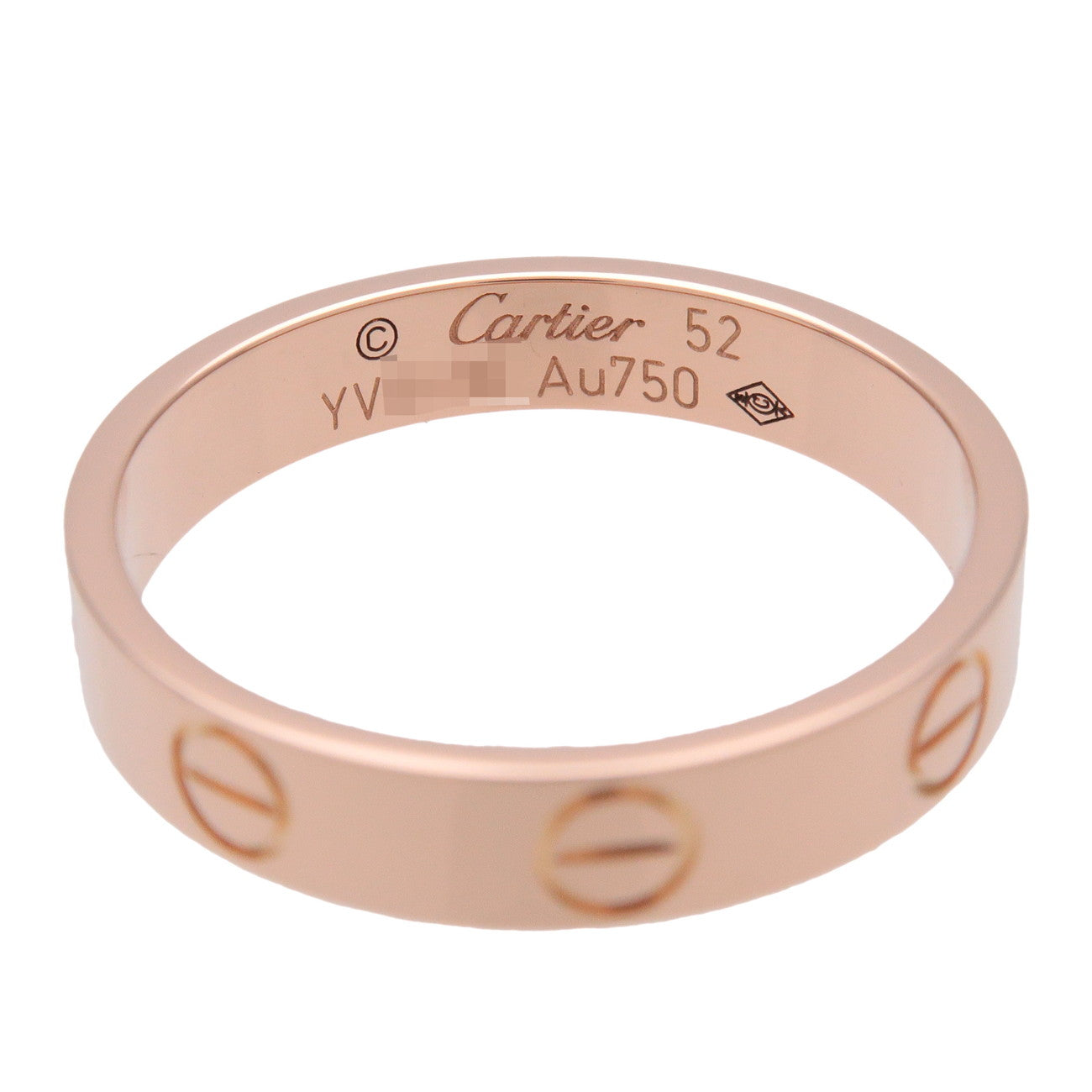 Cartier Mini Love Ring K18 750PG Rose Gold #52 US6 EU52 B4085000