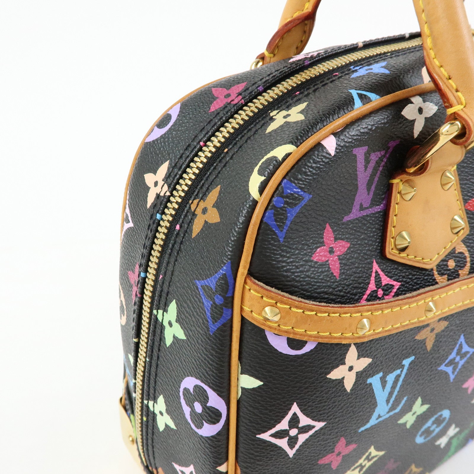 Louis Vuitton Monogram Trouville Multicolor Hand Bag Noir M92662