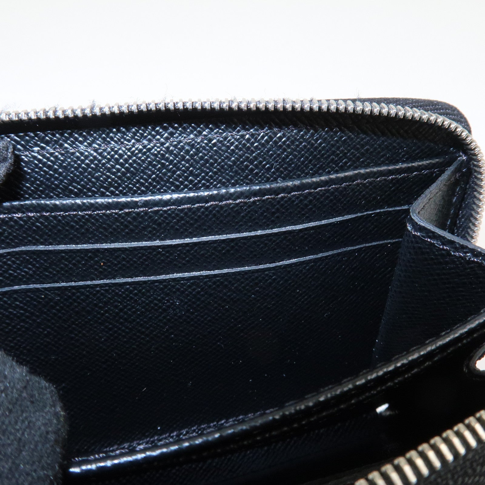 Louis Vuitton Epi Leather Zippy Coin Case Wallet Noir M60152