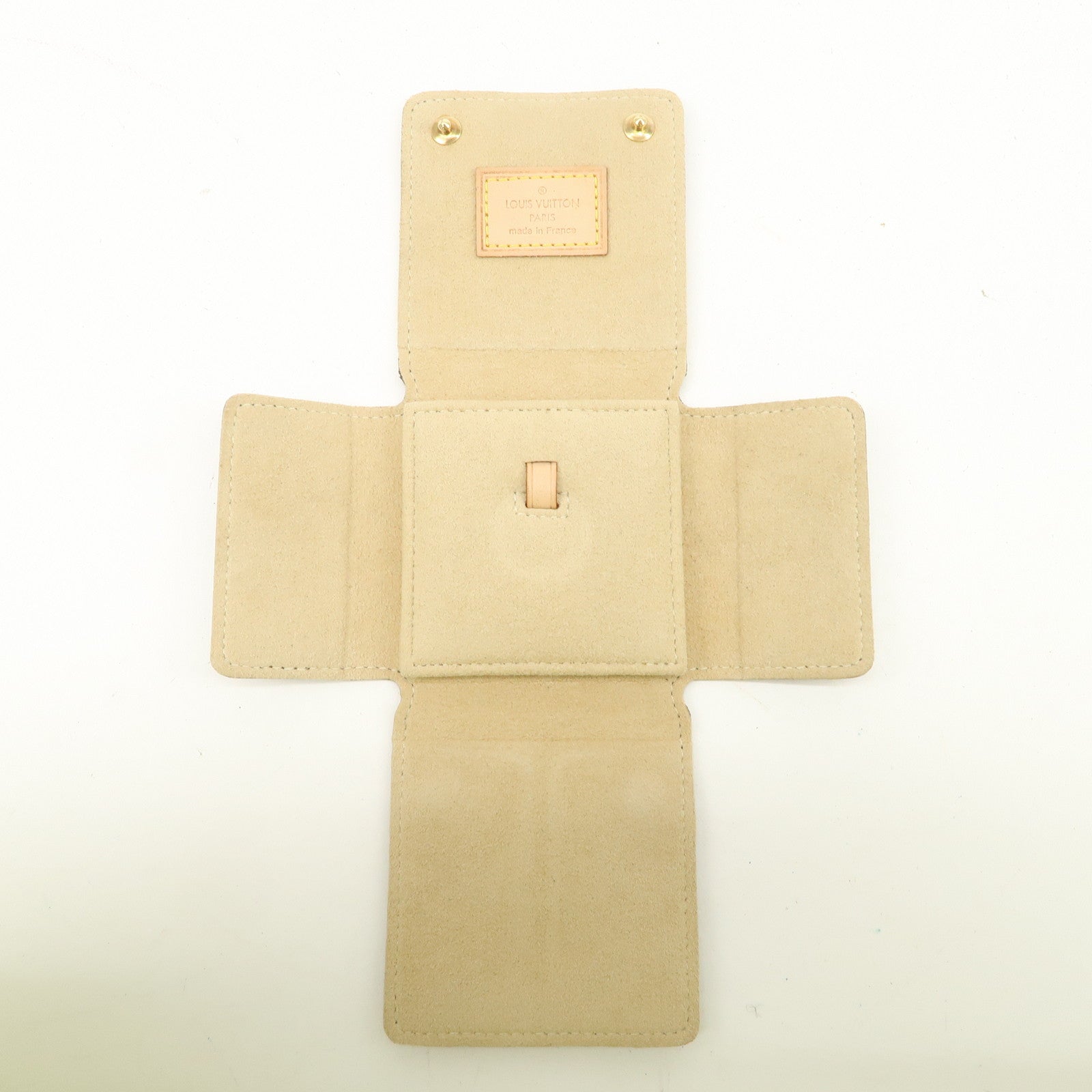 Louis Vuitton Monogram Jewelry Case Jewelry Box Brown