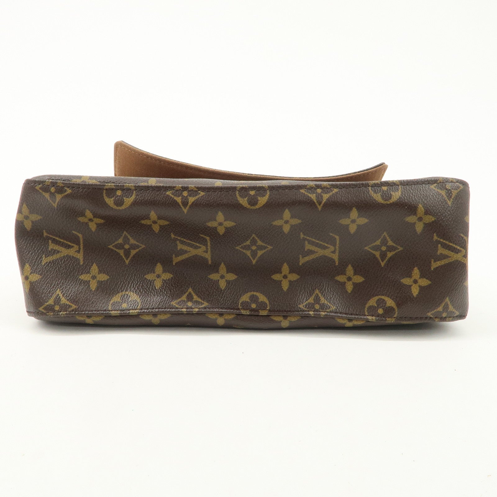 Louis Vuitton Monogram Mini Looping Shoulder Bag Brown M51147 Used