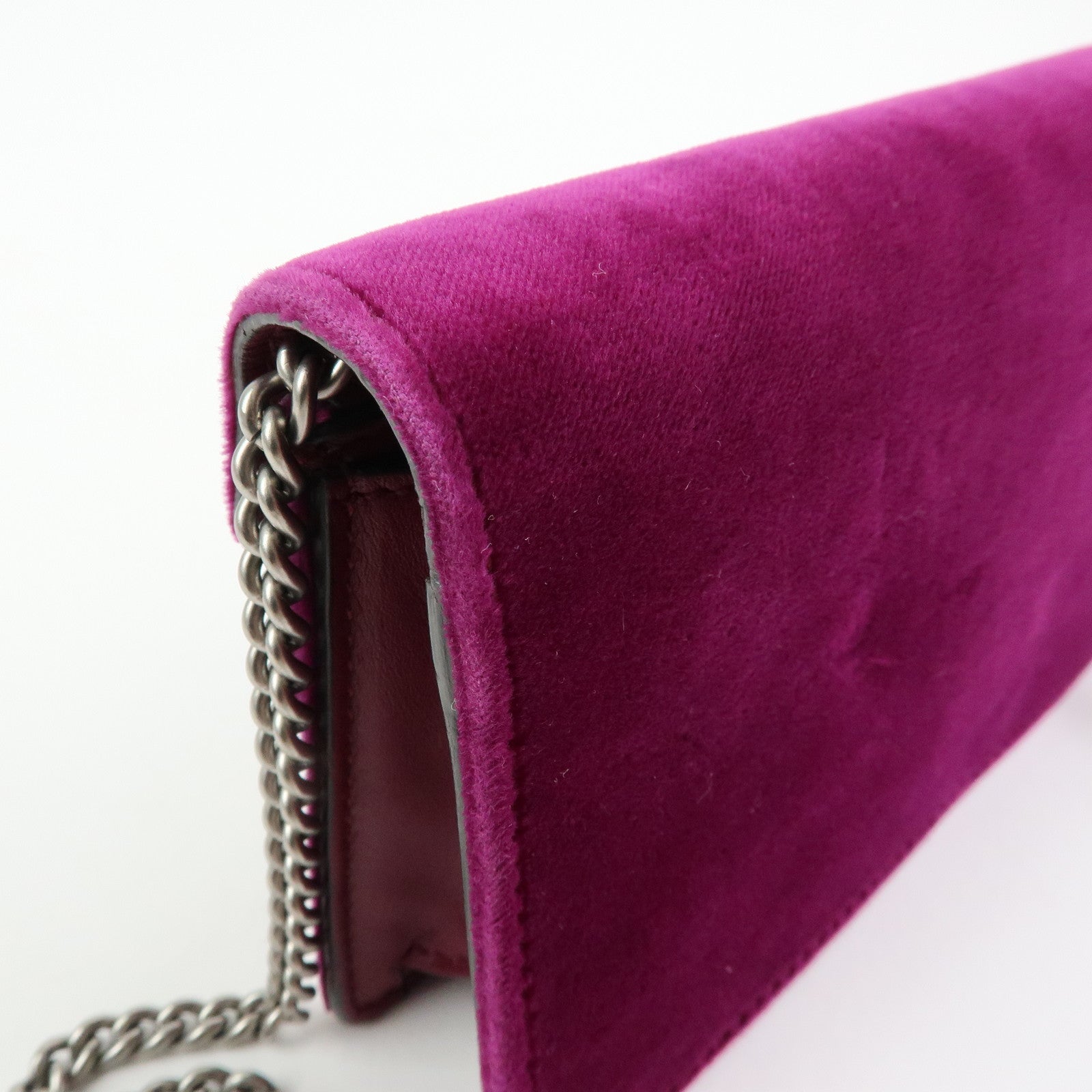 GUCCI Dionysus Super Mini Bag Velvet Chain Shoulder Bag 476432