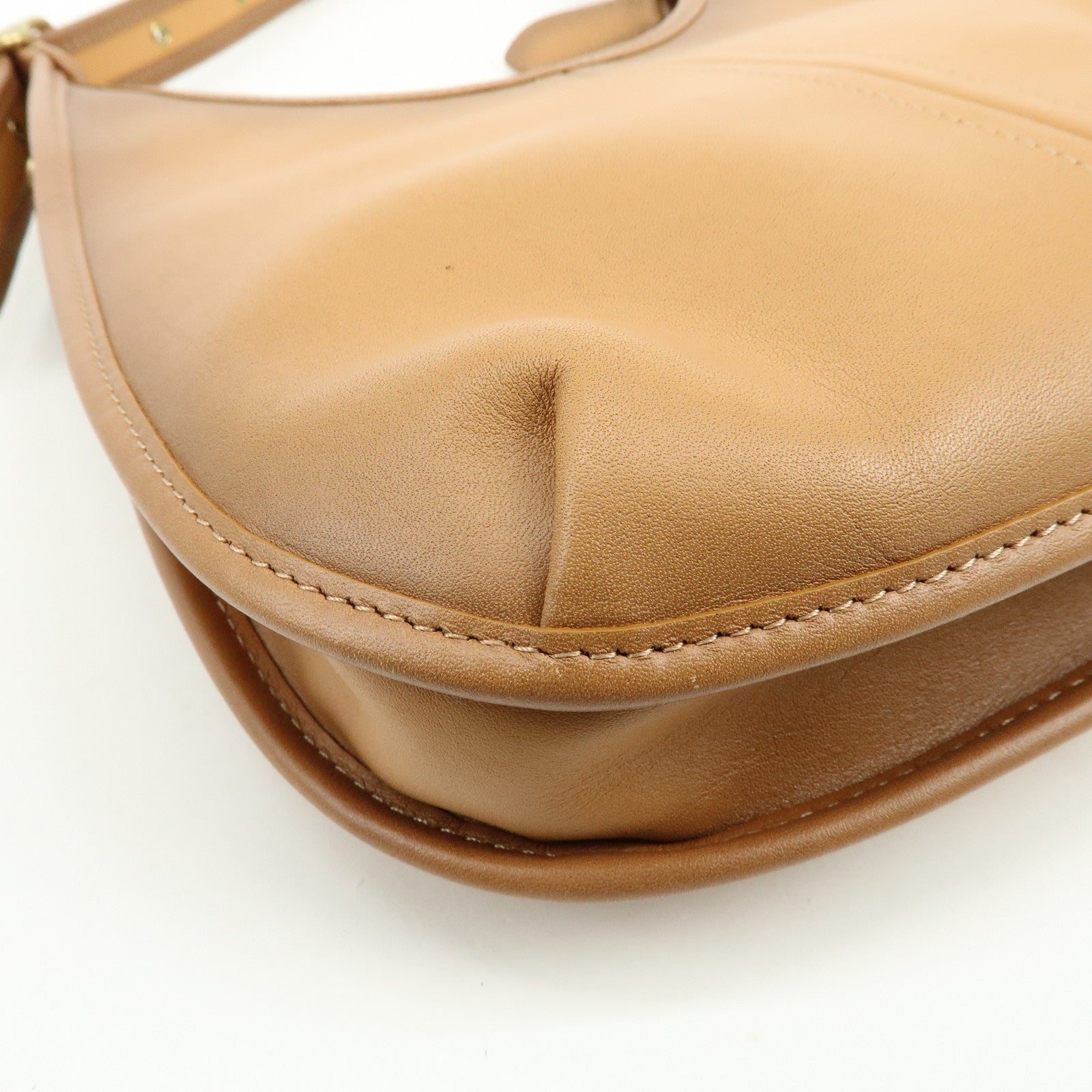 COACH Ergo Leather Shoulder Bag Hand Bag Brown Gradation