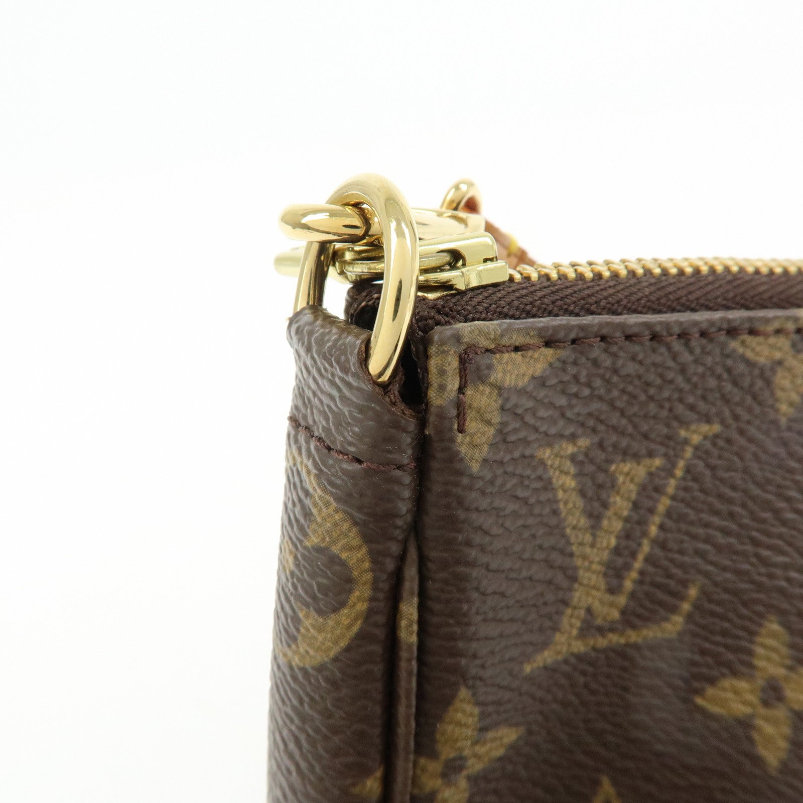 Louis Vuitton Monogram Pochette Accessoires Pouch Hand Bag M51980