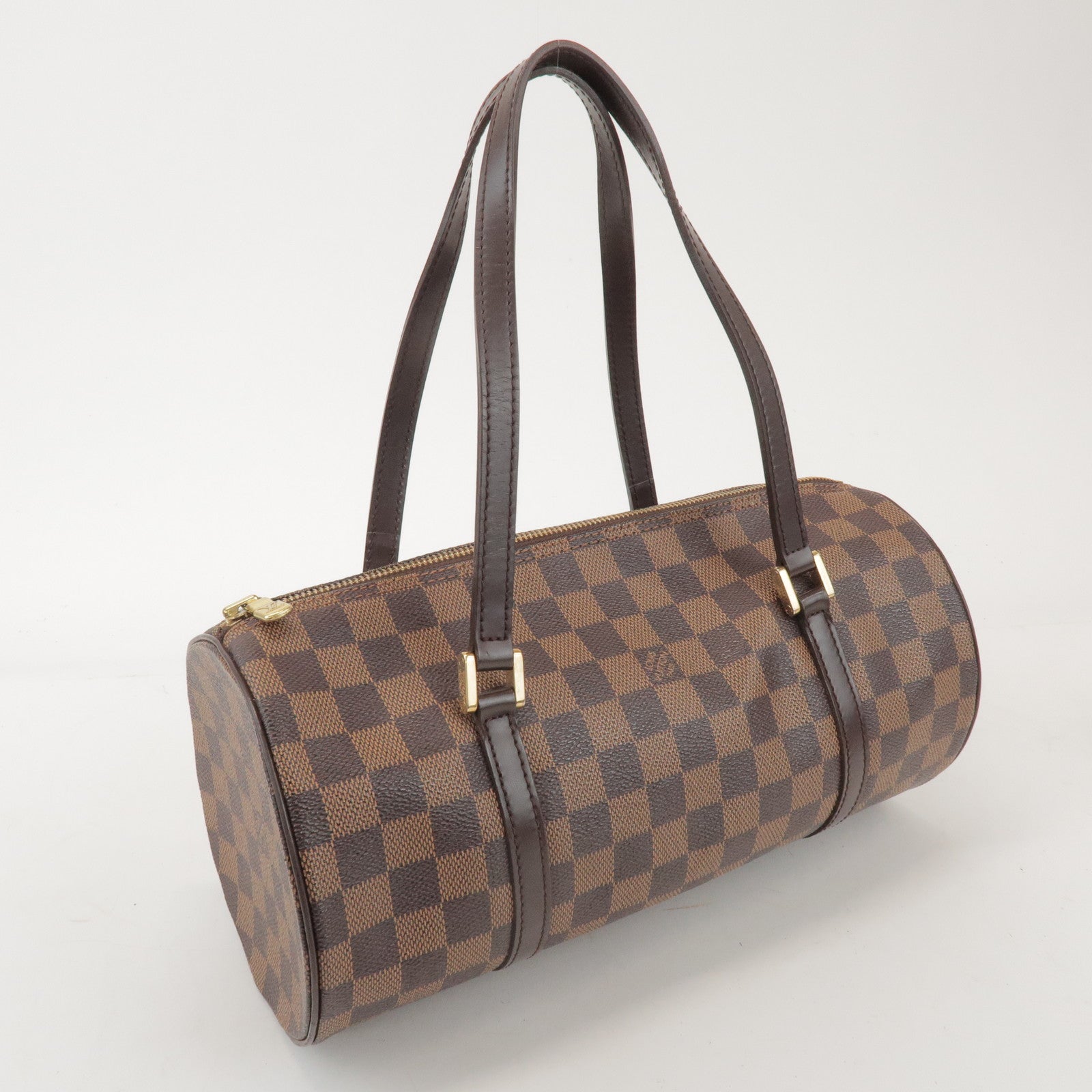Louis Vuitton Damier Ebene Papillon 30 Hand Bag Brown N51303