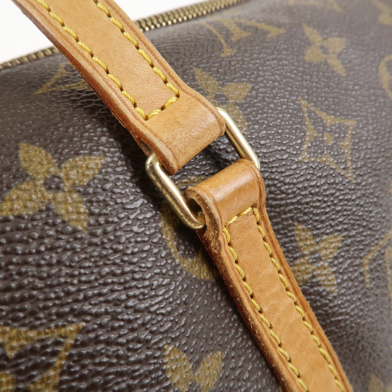 Louis Vuitton Monogram Papillon 30 Hand Bag Brown M51385