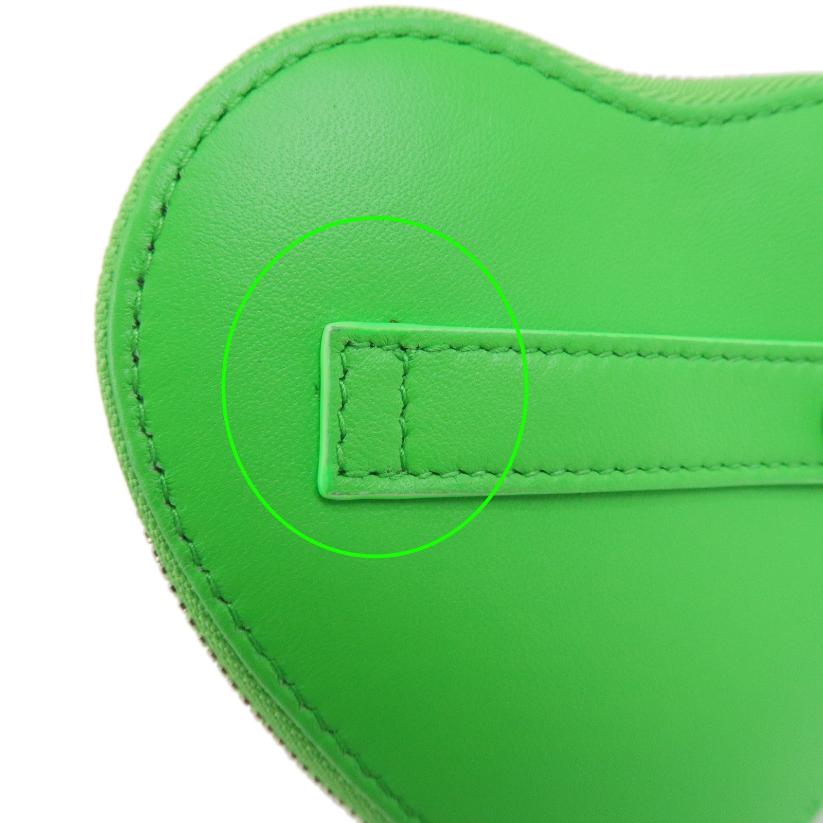 BVLGARI × AMBUSH Serpenti Lamb Skin Coin Case Coin Purse Green