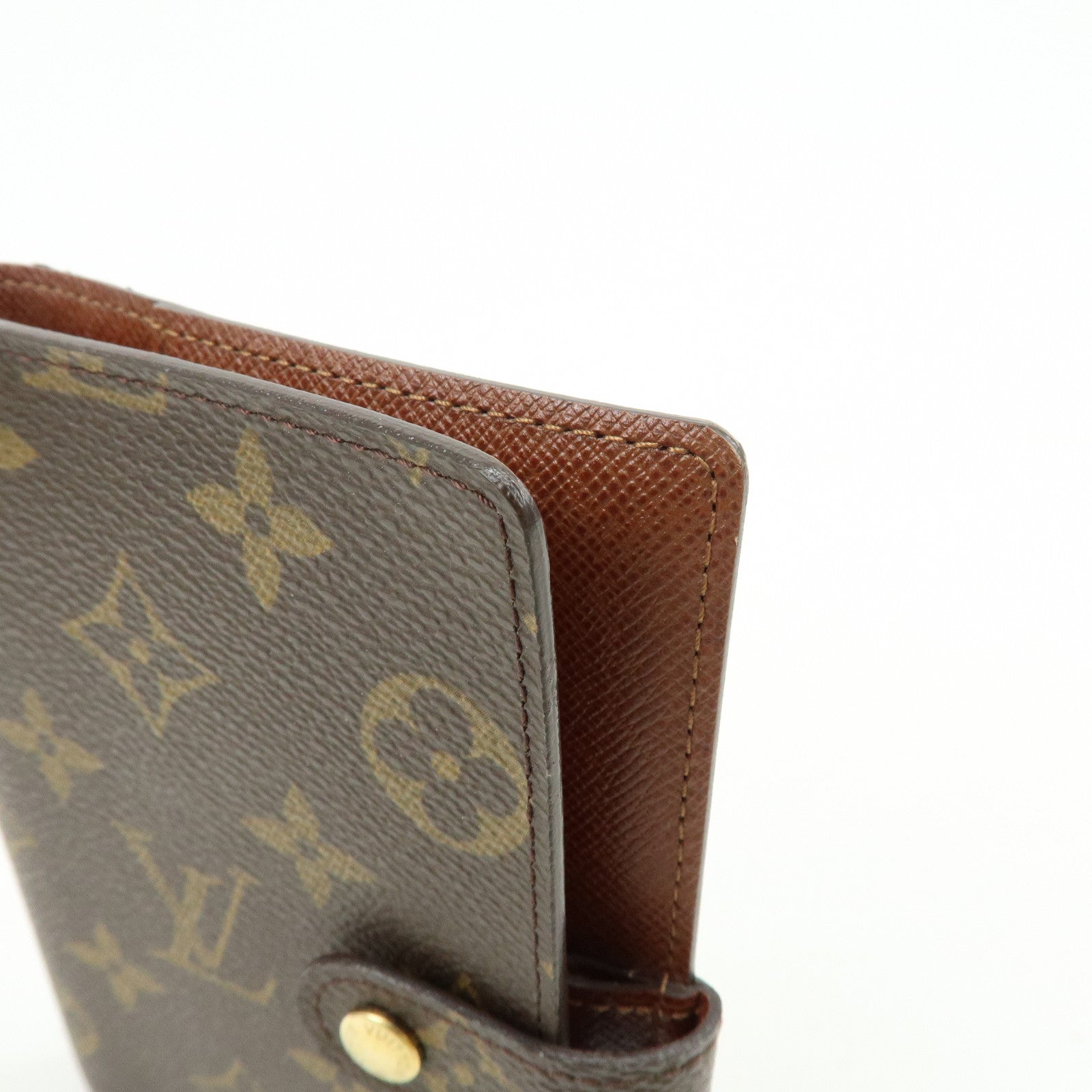 Louis Vuitton Monogram Agenda PM Planner Cover Brown R20005