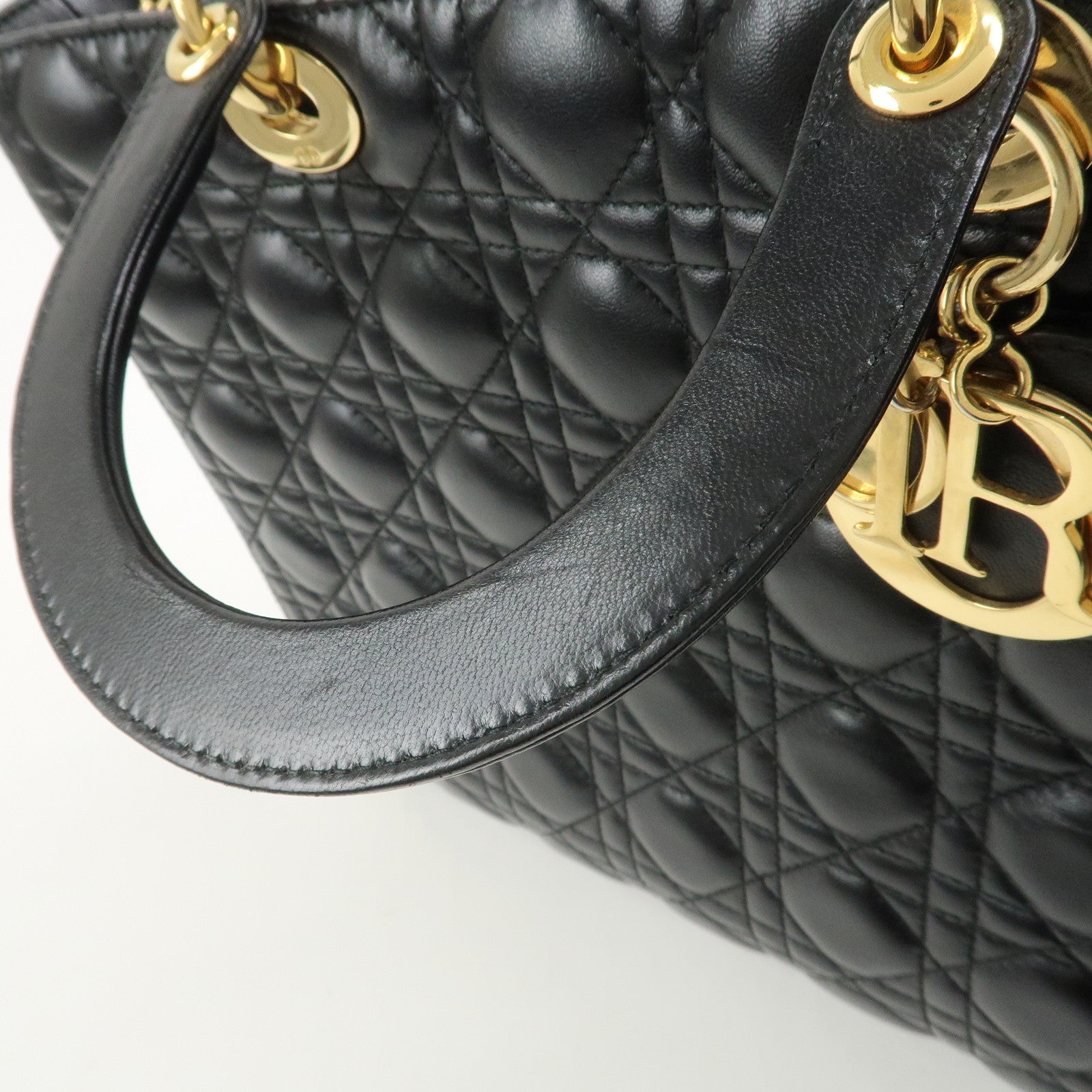 Christian Dior Cannage Lady Dior 2Way Hand Shoulder Bag CAL44560