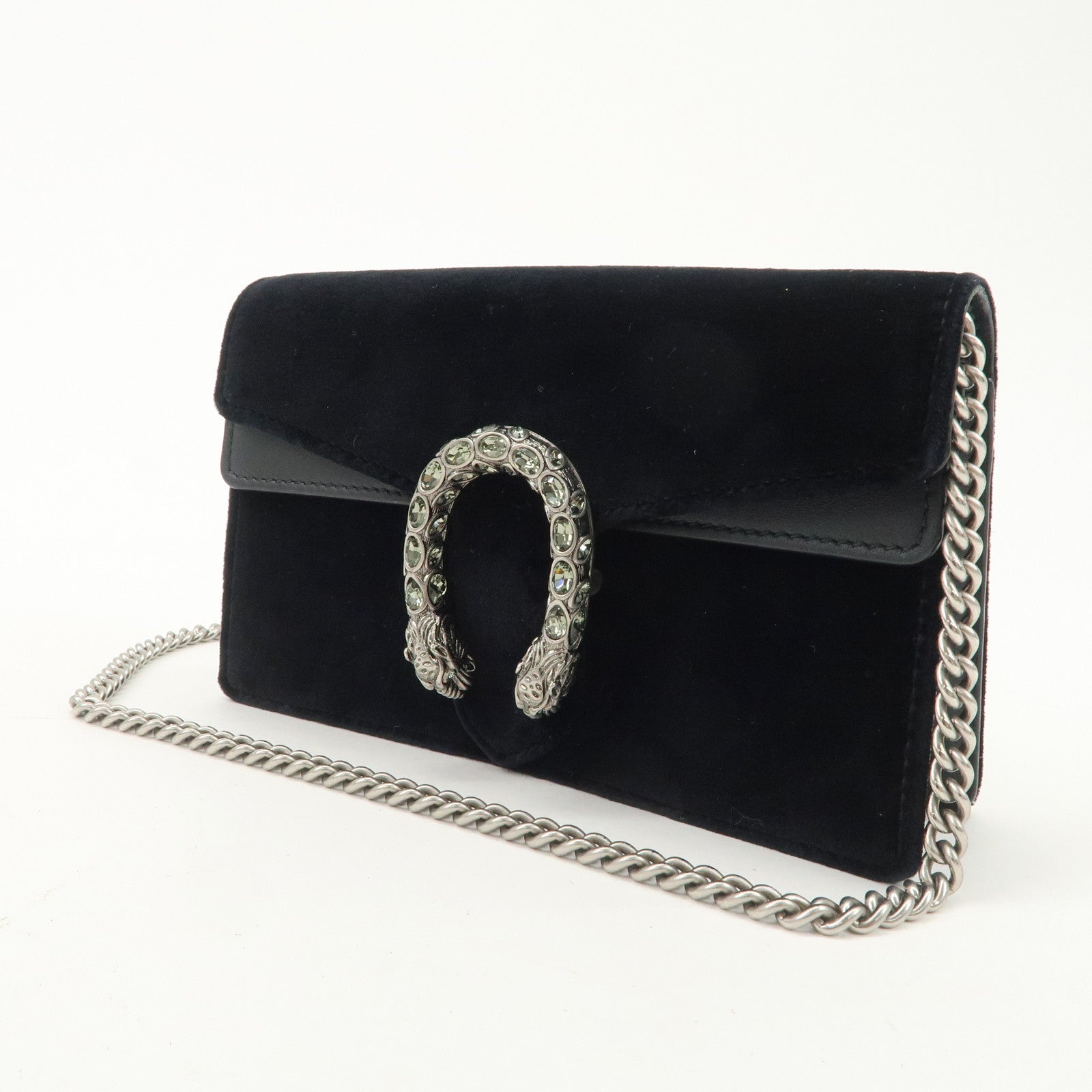 GUCCI Dionysus Super Mini Bag Velvet Chain Shoulder Bag 476432