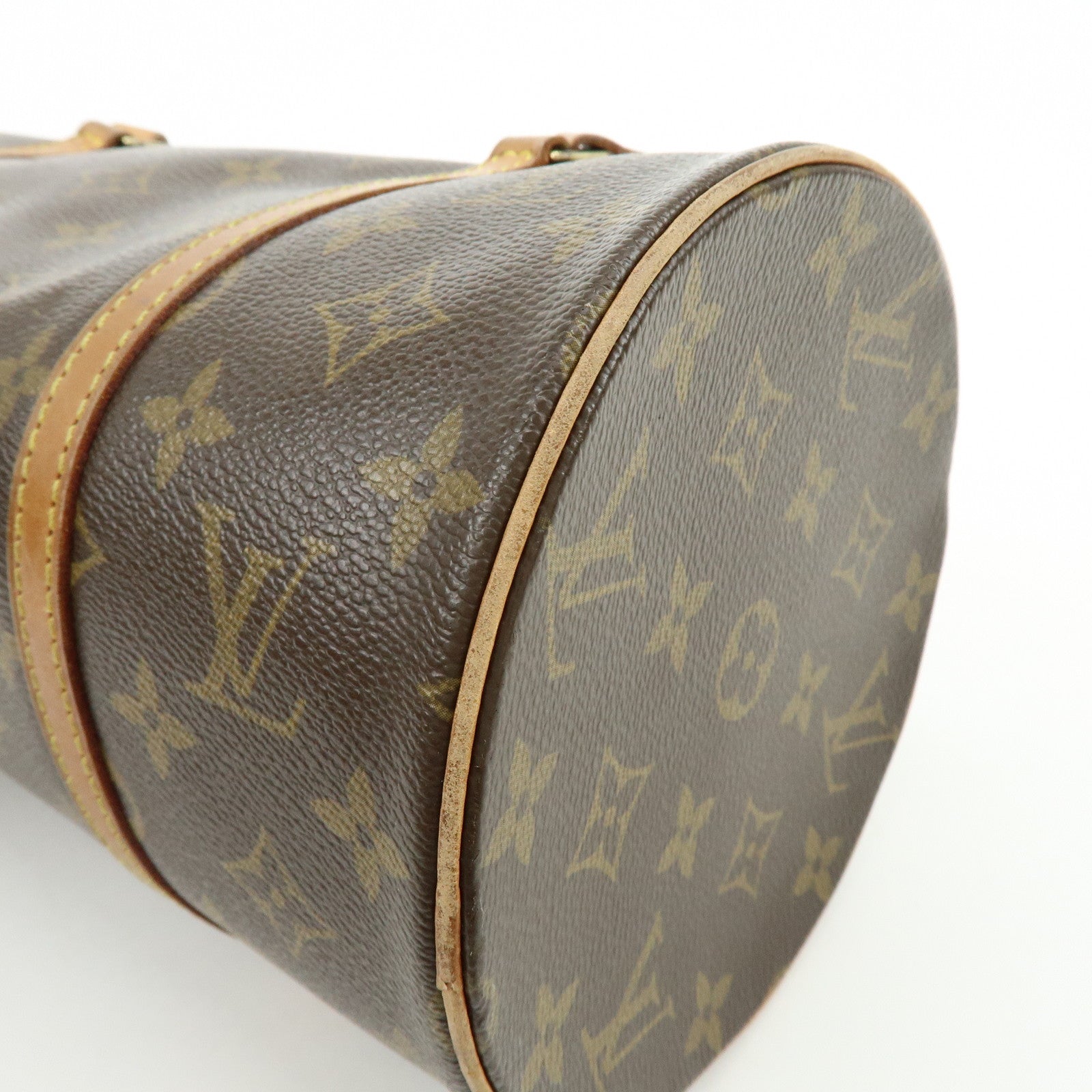 Louis Vuitton Monogram Papillon 30 Hand Bag Brown M51385