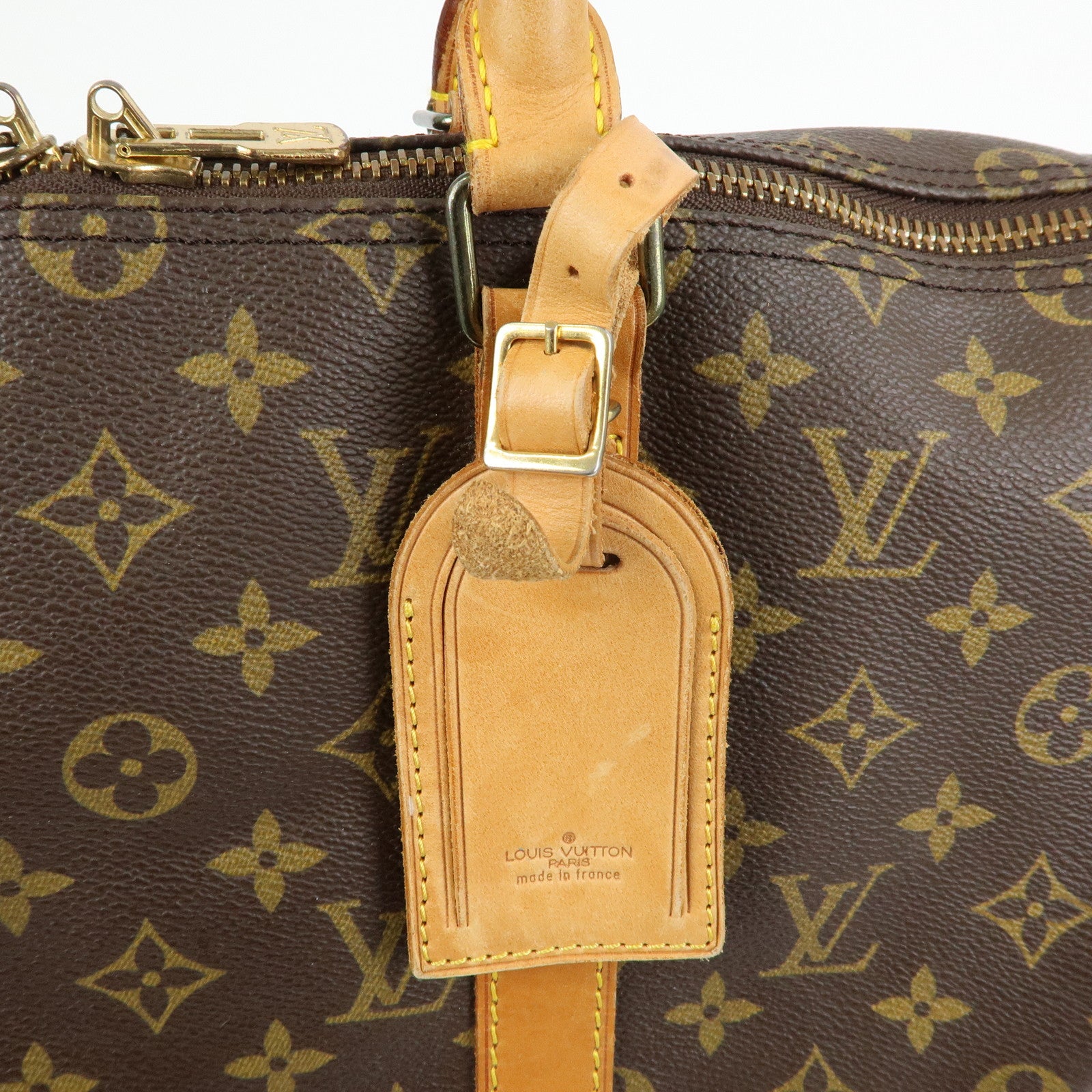 Louis Vuitton Monogram Keep All Bandouliere 50 Boston Bag M41416