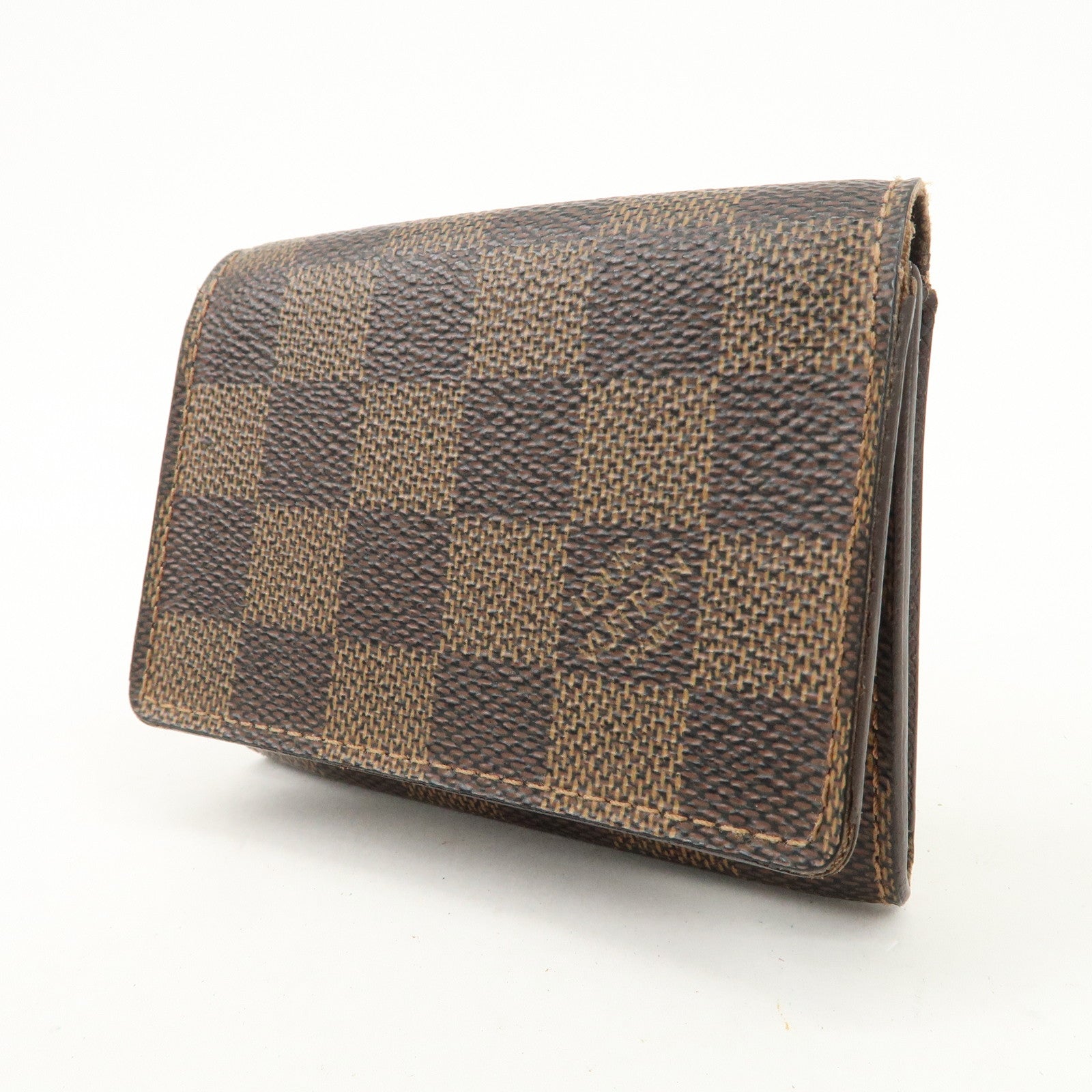 Louis Vuitton Damier Vernis Set of 3 Bi-fold Wallet Card Case Used