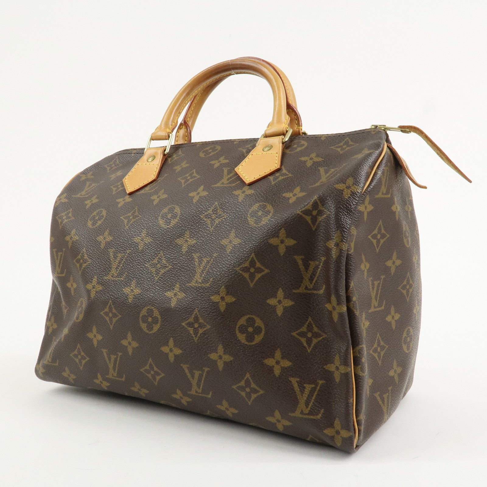 Louis Vuitton Monogram Speedy 30 Boston Bag Hand Bag Brown M41526
