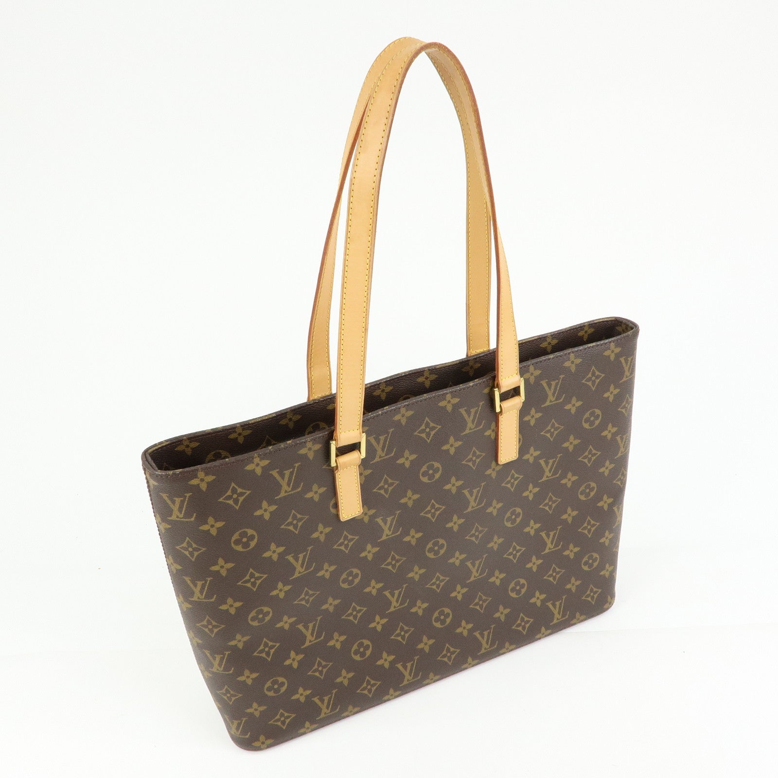 Louis Vuitton Monogram Luco Tote Bag Shoulder Bag Brown M51155