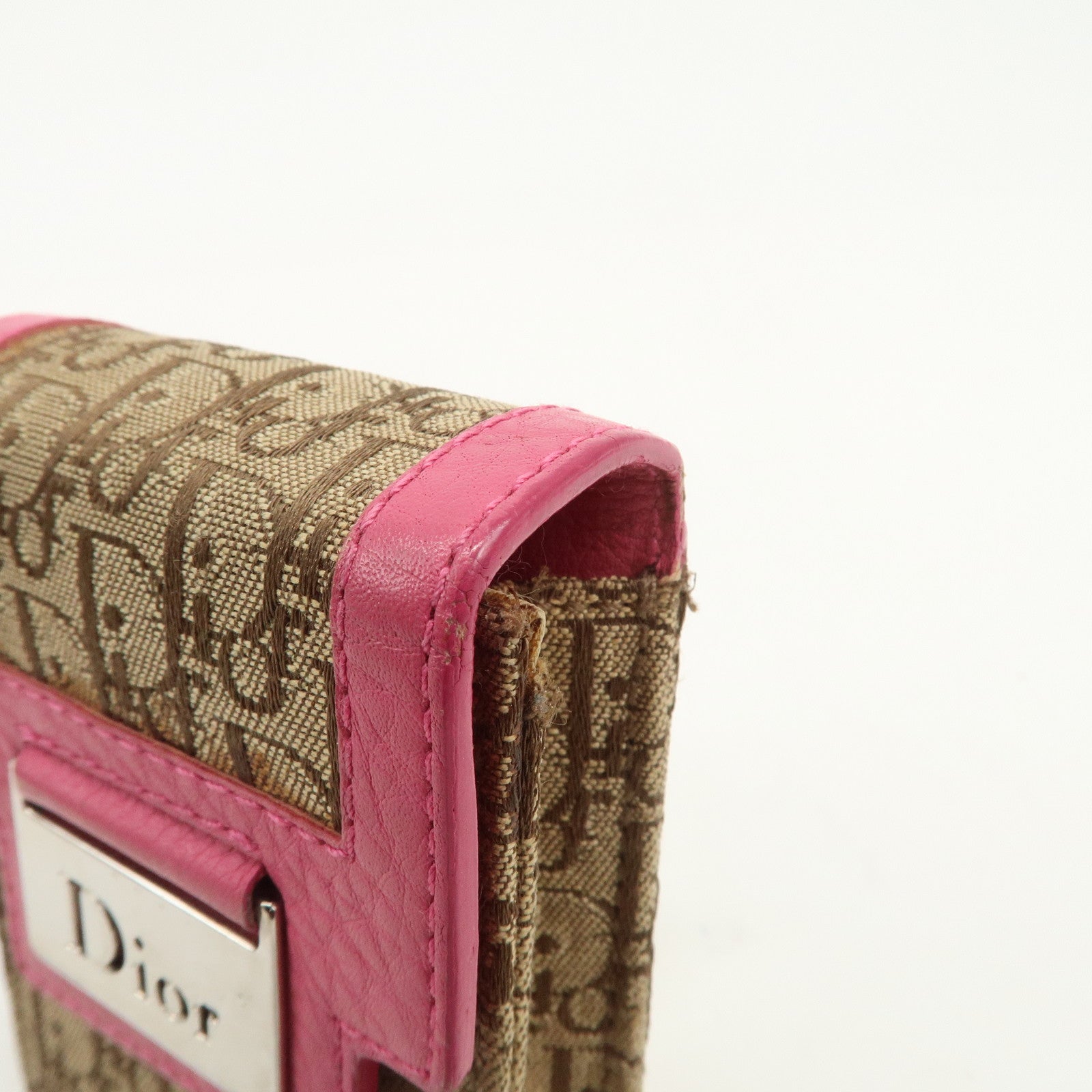 Christian Dior Street Chic Trotter Canvas Leather Set of 2 Goods