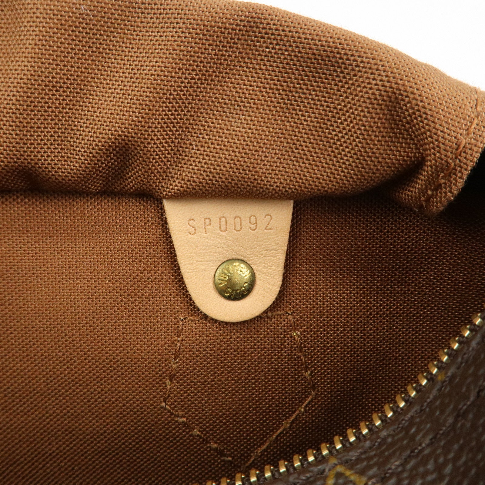Louis Vuitton Monogram Speedy 25 Boston Bag Brown M41528