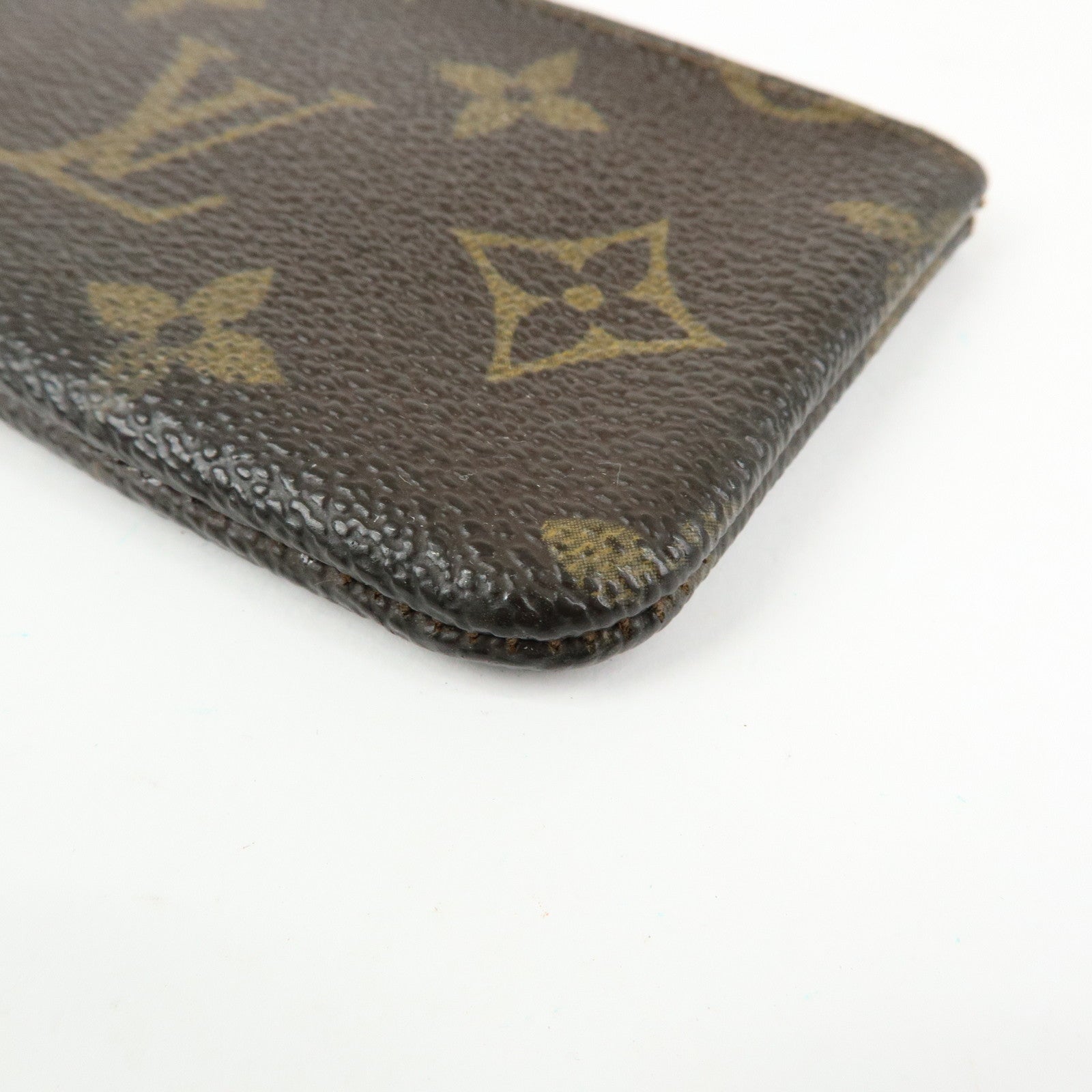 Louis Vuitton Monogram Pochette Cles Coin Case Key Case  M62650