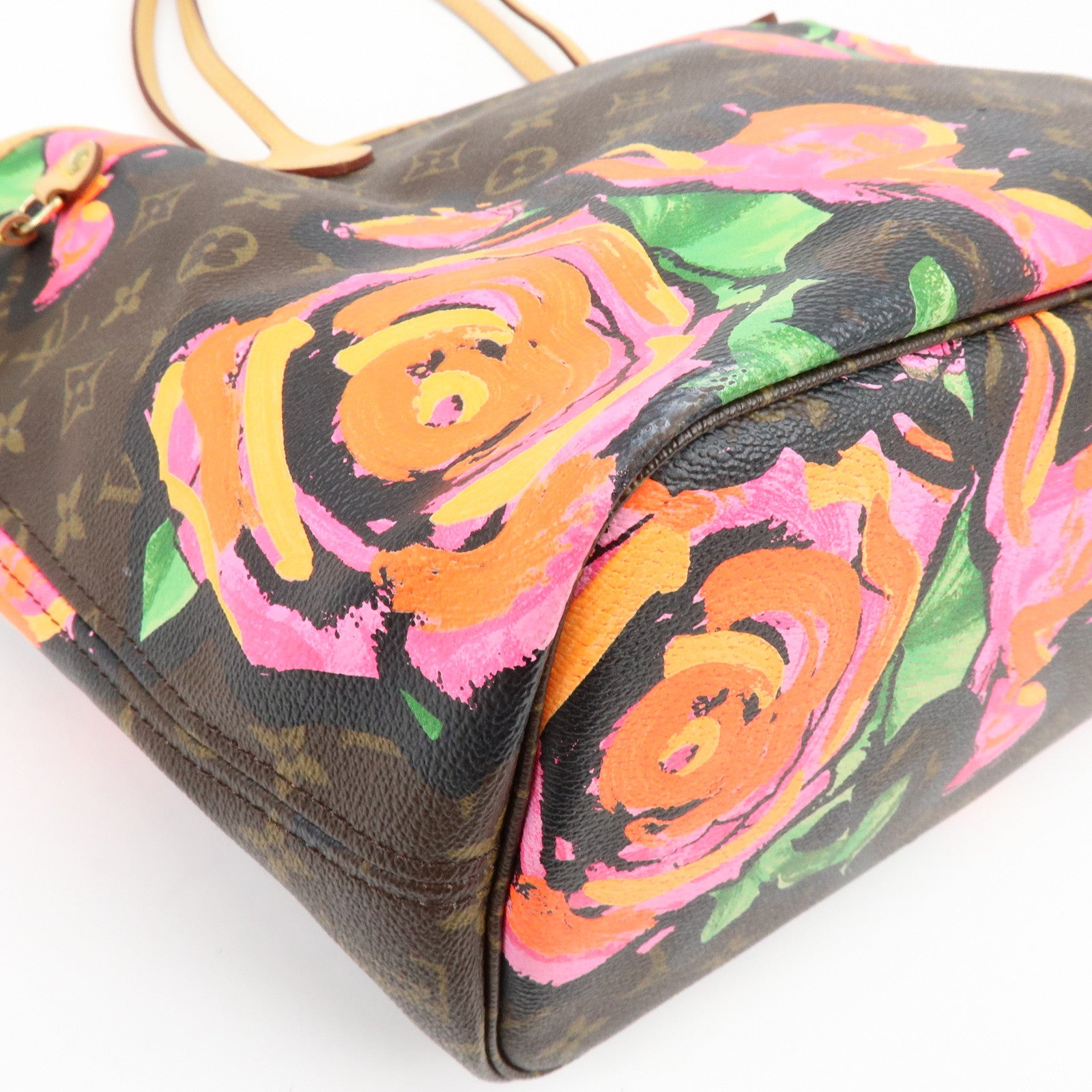 Louis Vuitton Monogram Rose Neverfull MM Tote Shoulder Bag M48613
