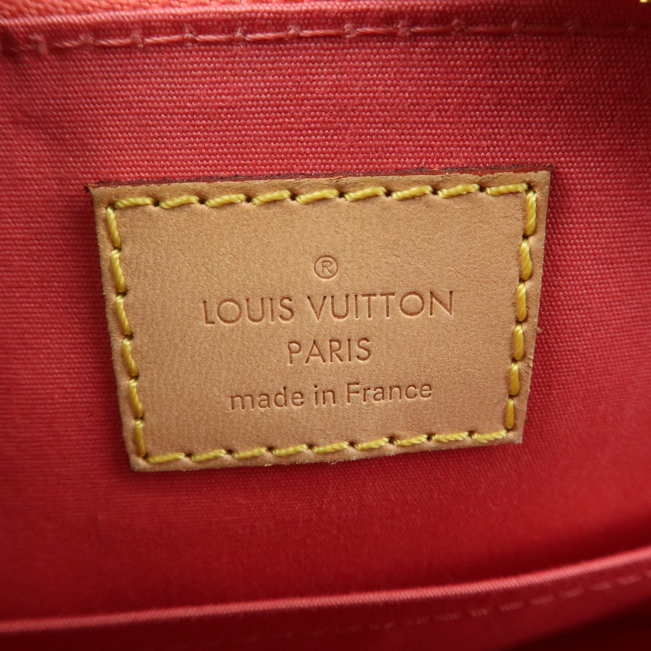 Louis Vuitton Monogram Vernis Alma BB 2Way Bag Rose Rich M90259 Used