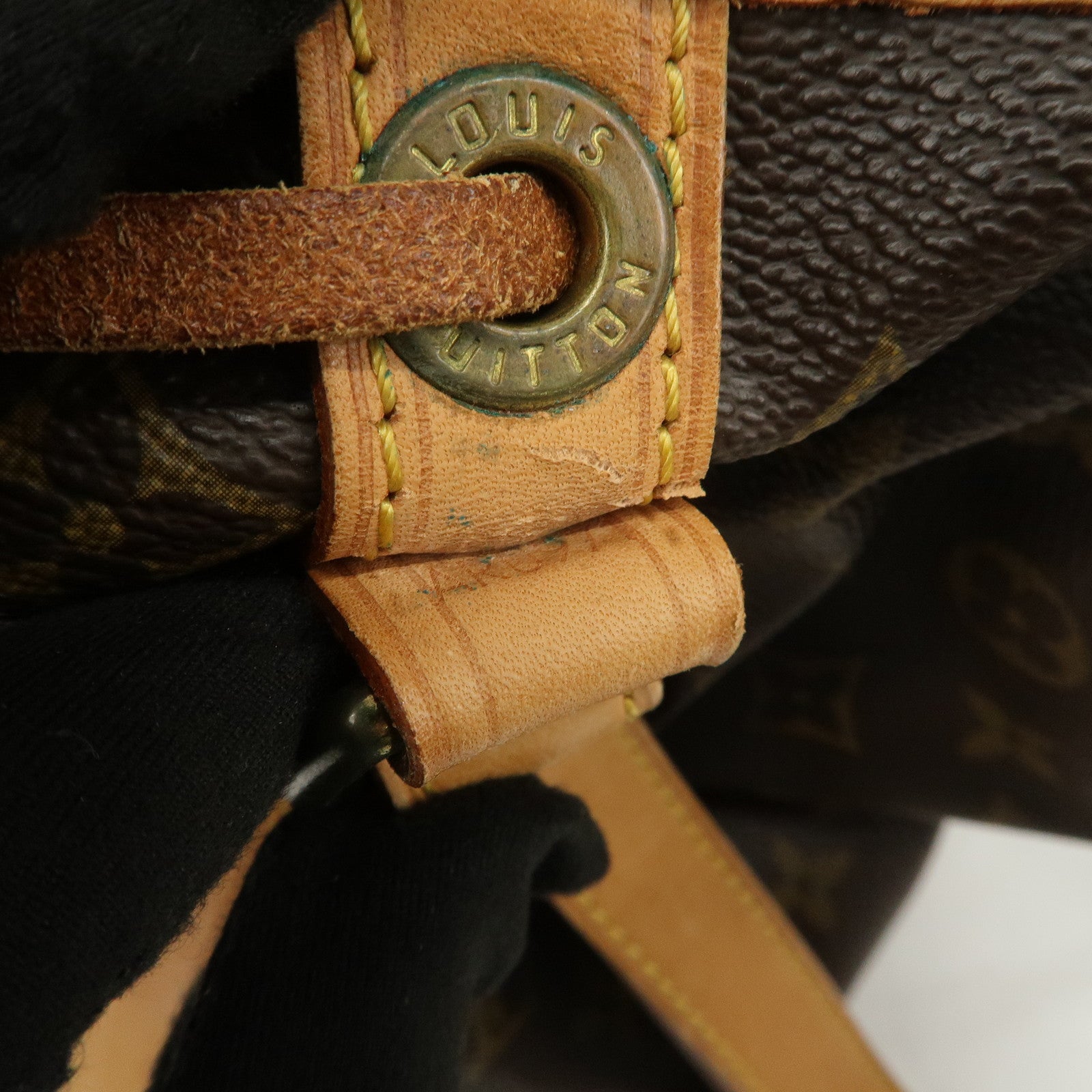 Louis Vuitton Monogram Petit Noe Shoulder Bag Brown M42226