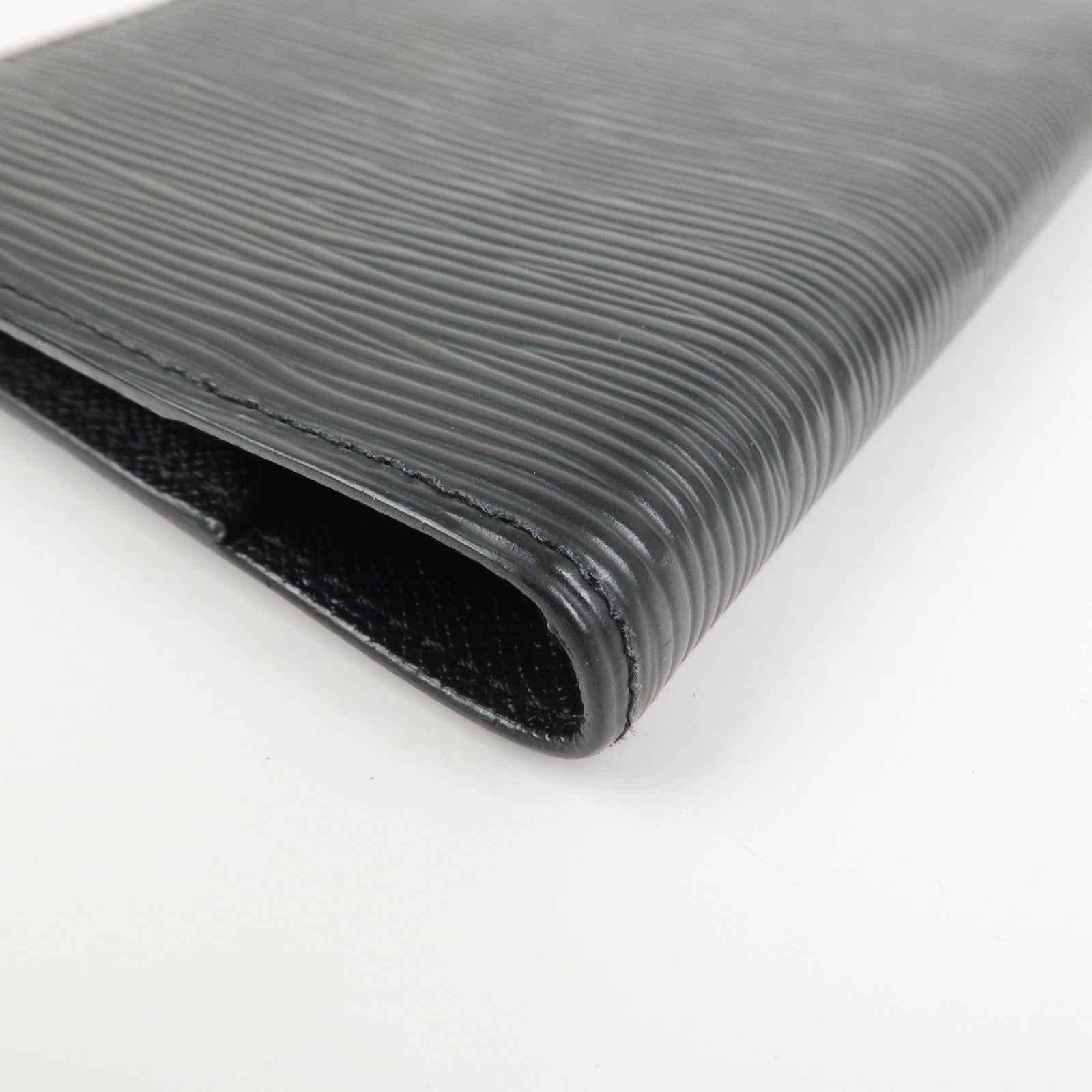 Louis Vuitton Epi Agenda PM Planner Cover Noir R20052