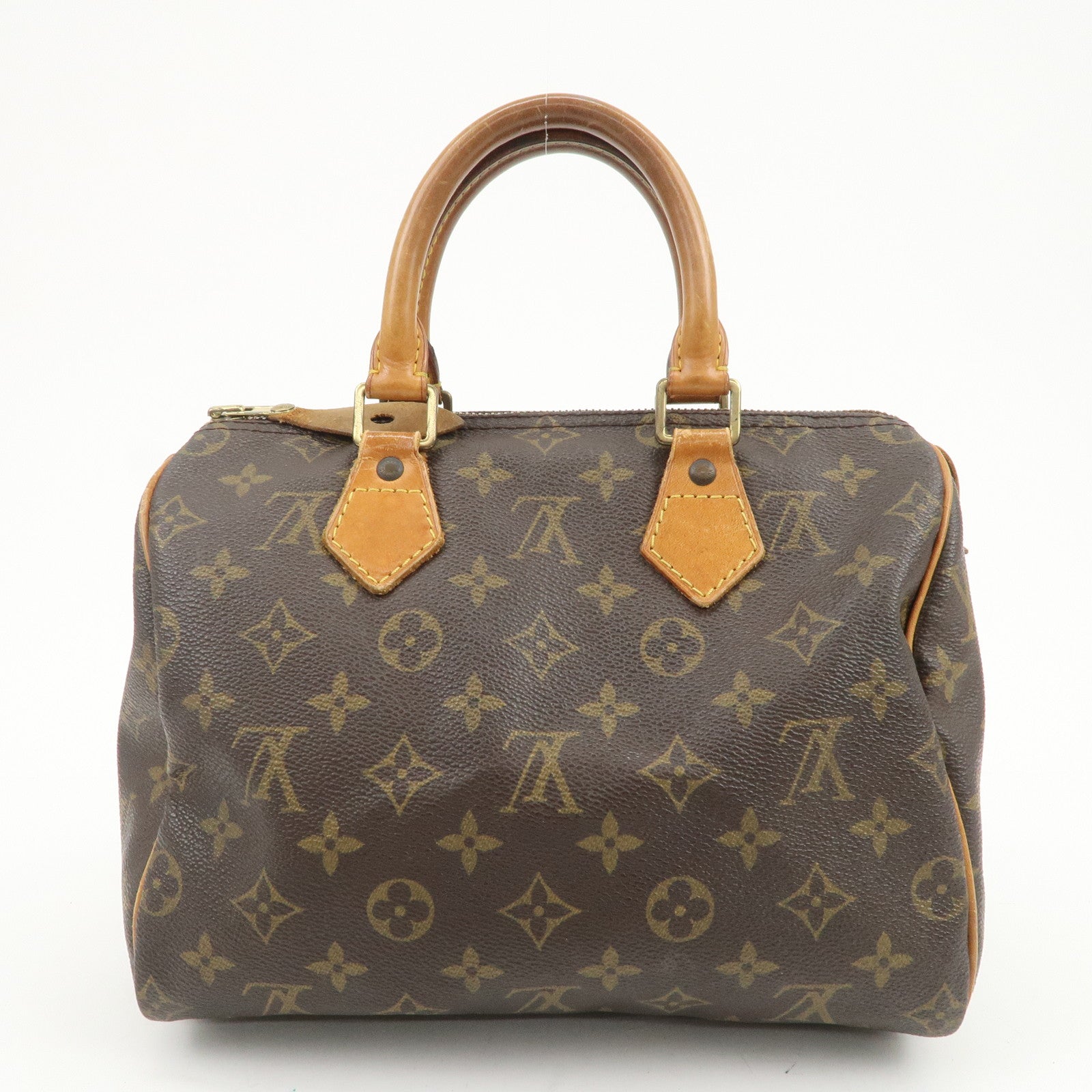 Louis Vuitton Monogram Speedy 25 Boston Bag Hand Bag Brown M41528