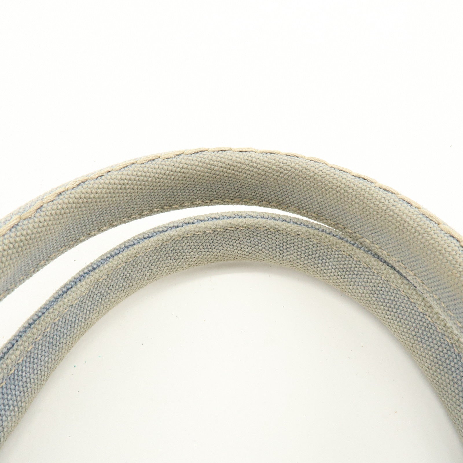 PRADA Canapa Mini Canvas 2Way Bag Hand Bag Light Blue 1BG439