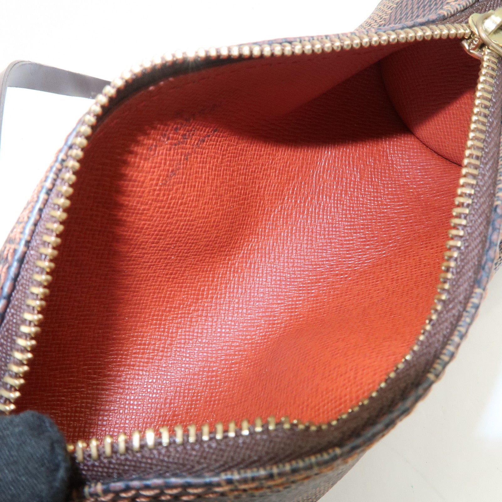 Louis Vuitton Damier Mini Pouch for Papillon Bag Damier Ebene