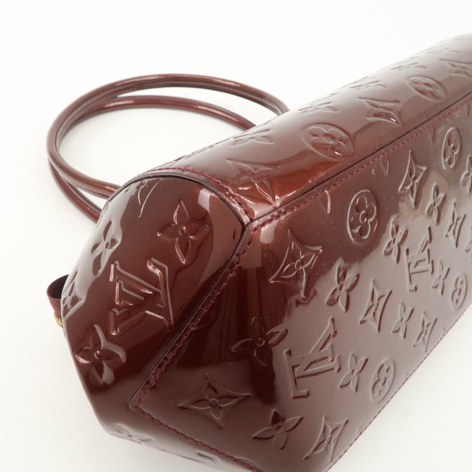 Louis Vuitton Monogram Vernis Sherwood PM Rouge Forvist M91492 Used
