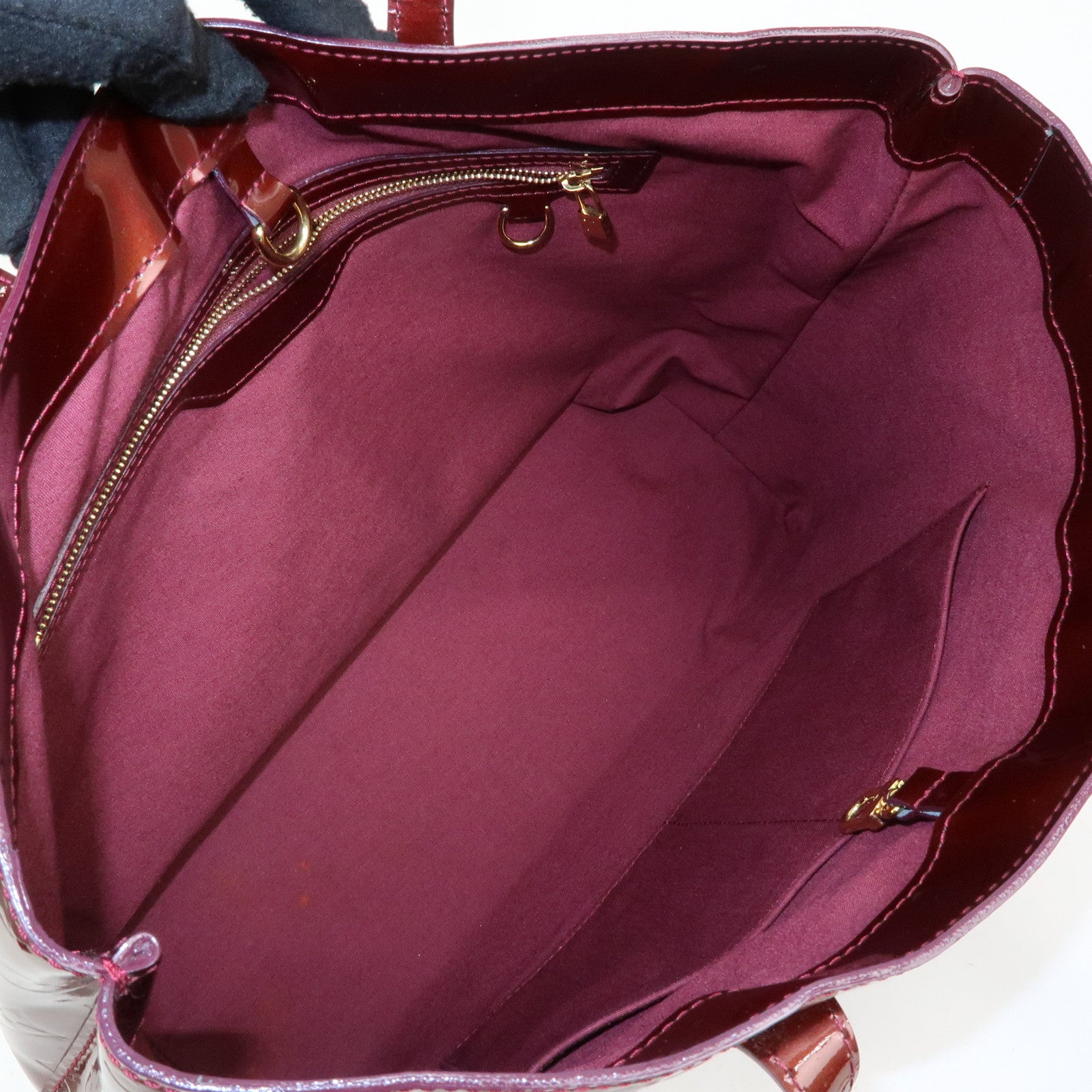 Louis Vuitton Monogram Vernis Leather Wilshire MM Tote Bag M91646