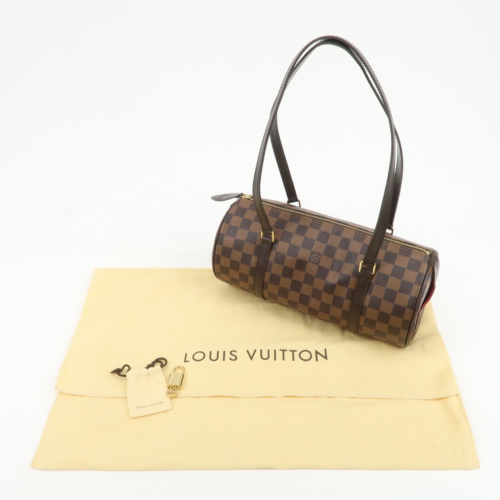 Louis Vuitton Damier Papillon 30 Hand Bag New Style Brown N41210