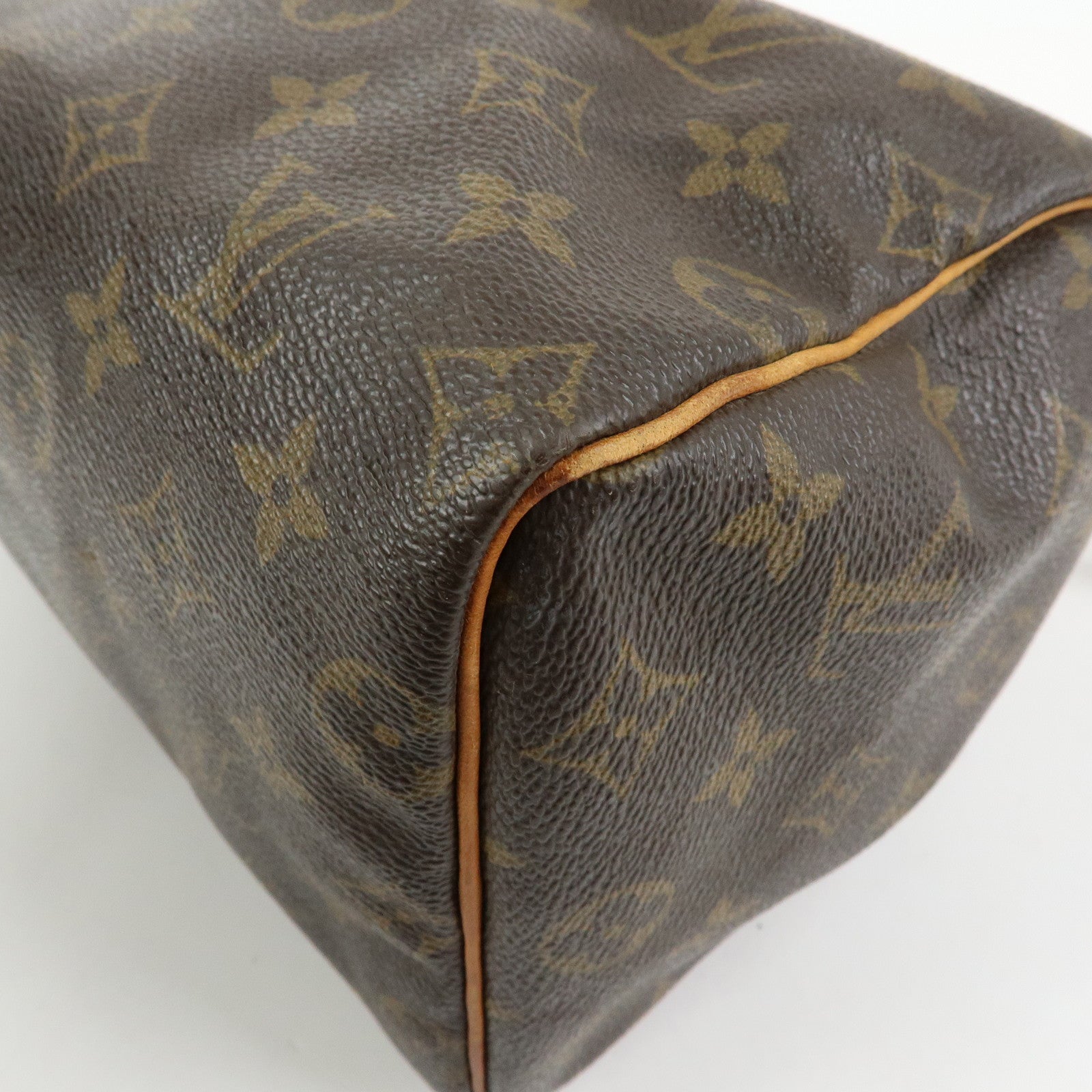 Louis Vuitton Monogram Speedy 25 Boston Bag Hand Bag Brown M41528