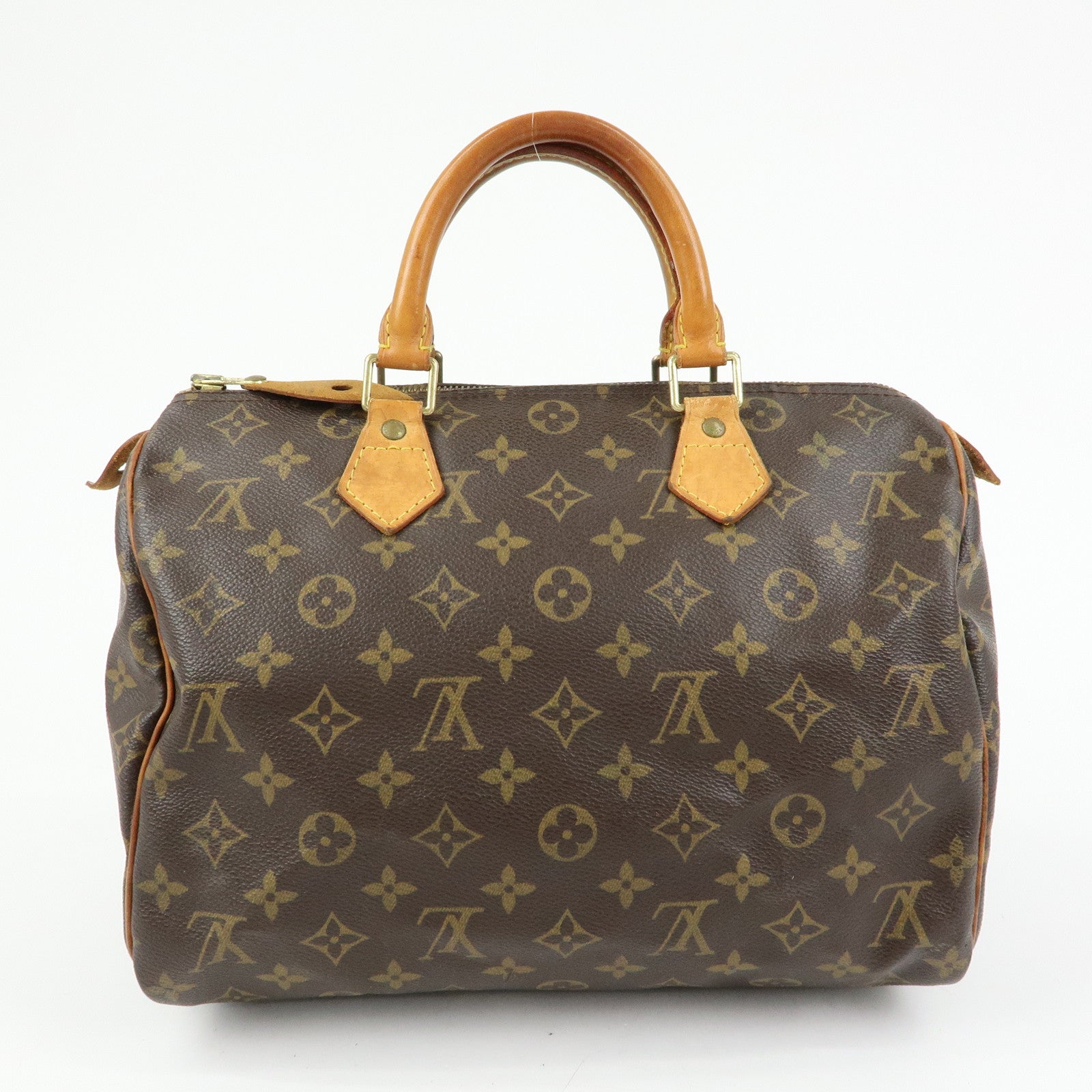 Louis Vuitton Monogram Speedy 30 Boston Bag Hand Bag Brown M41526