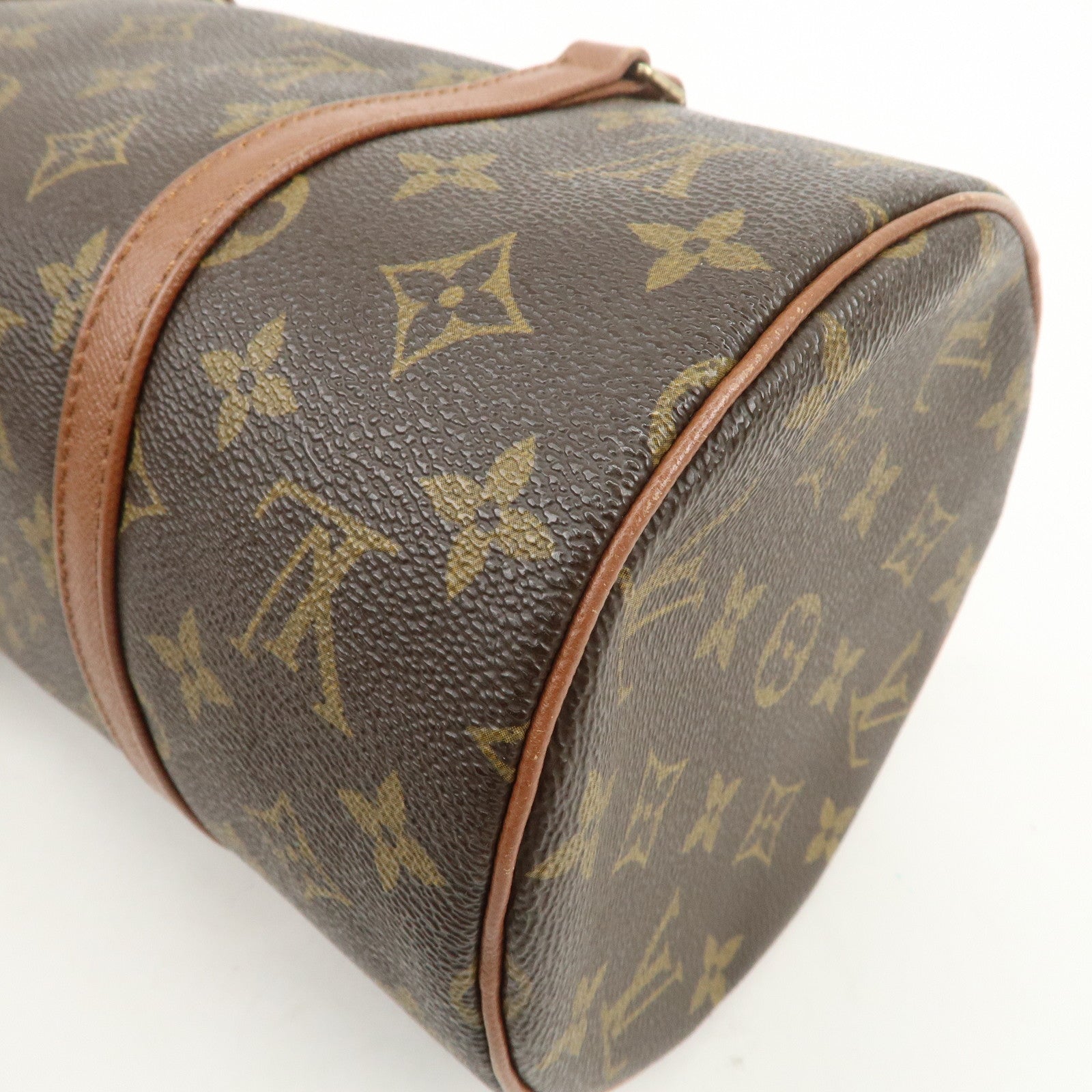 Louis Vuitton Monogram Papillon 30 Hand Bag Brown M51365