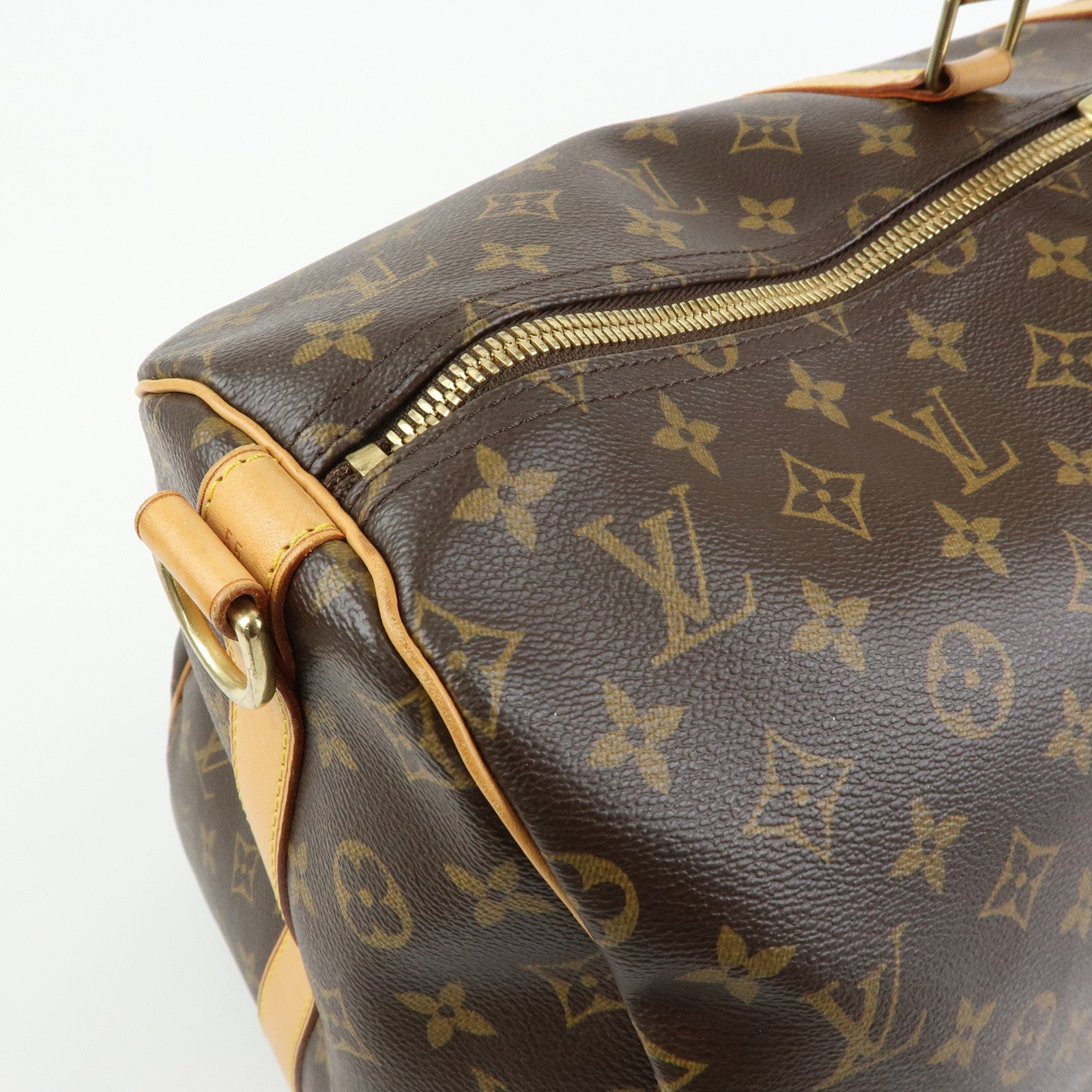 Louis Vuitton Monogram Keep All Bandouliere 55 Boston Bag M41414