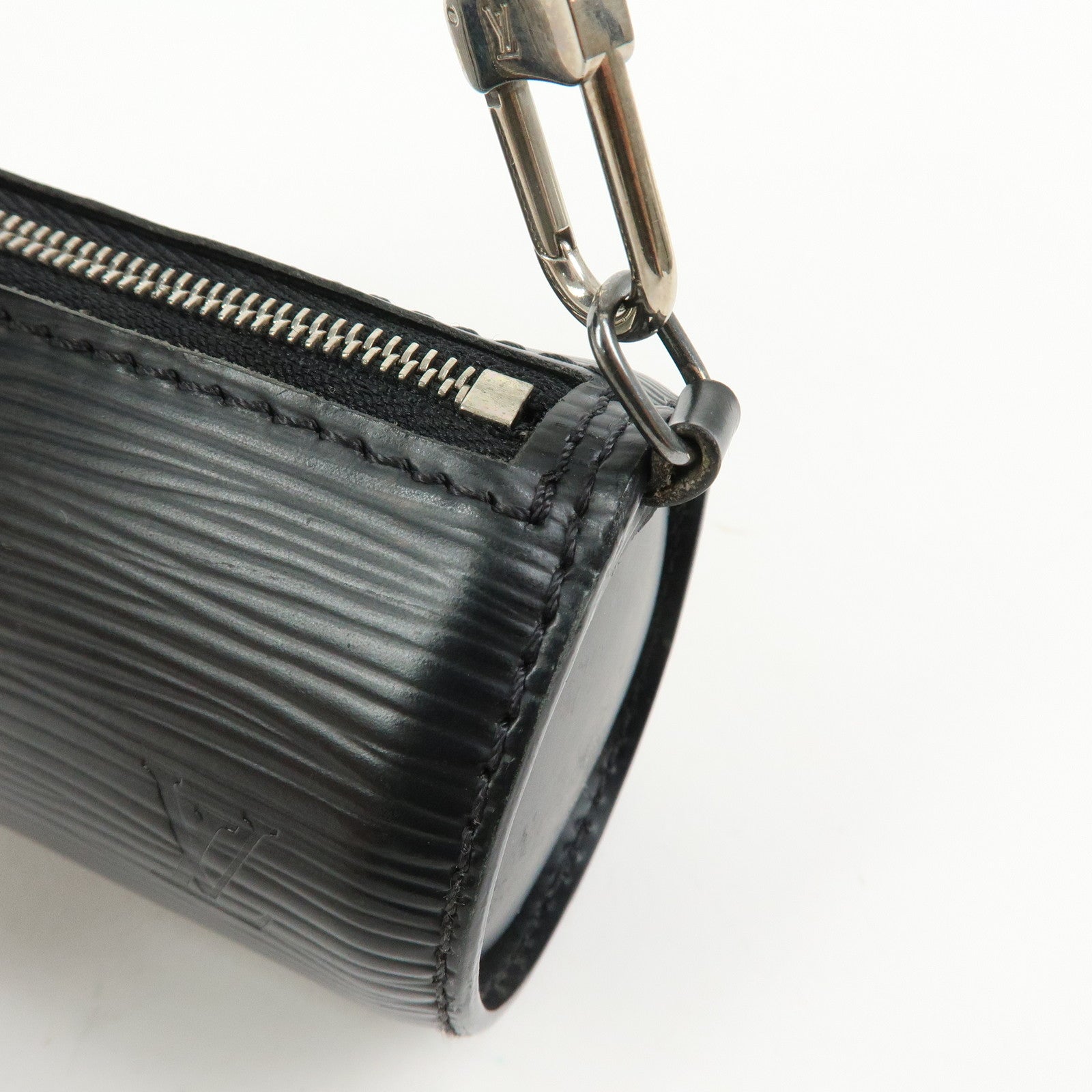 Louis Vuitton Epi Mini Pouch For Soufflot Hand Bag Noir