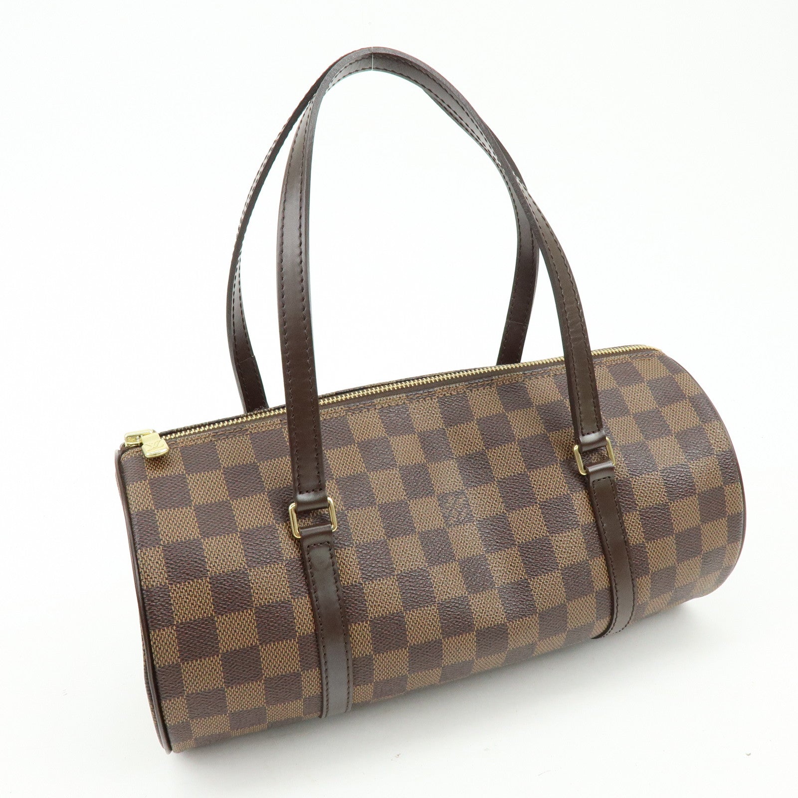 Louis Vuitton Damier Ebene Papillon 30 Hand Bag Brown N51303