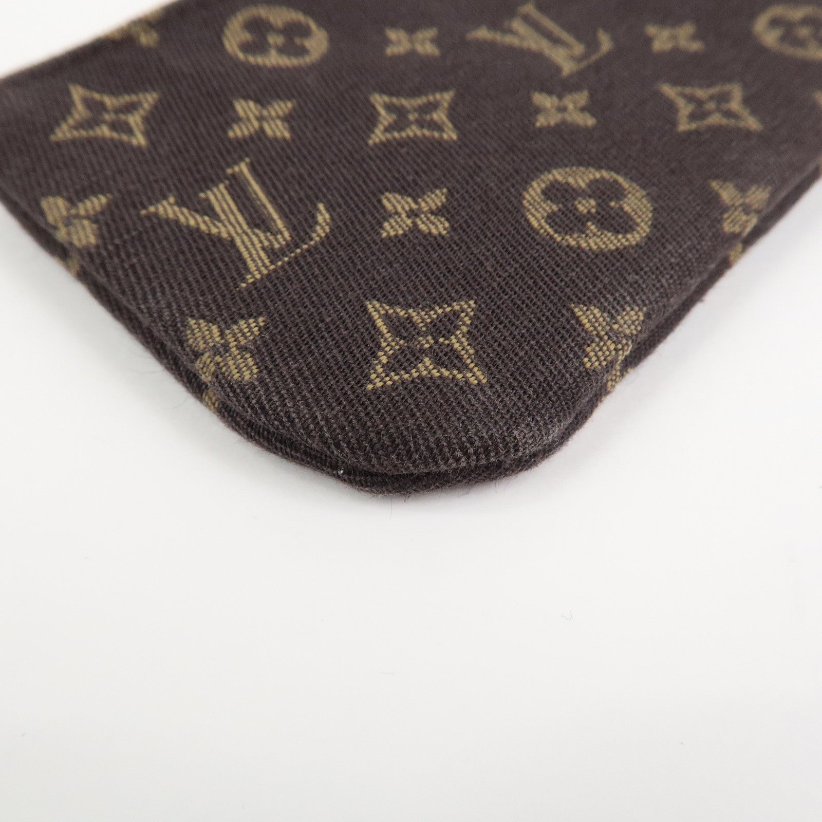 Louis Vuitton Monogram Mini Lin Pochette Cles Coin Case M95230