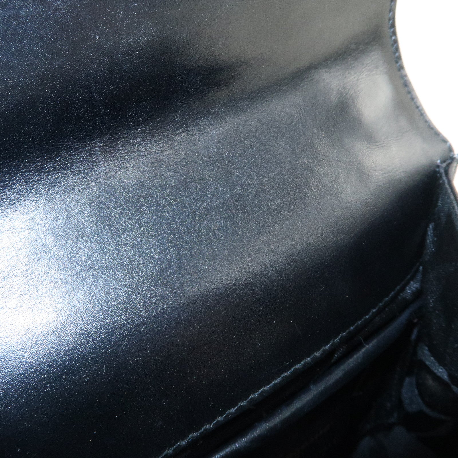 Ferragamo Gancini Leather Shoulder Bag Black