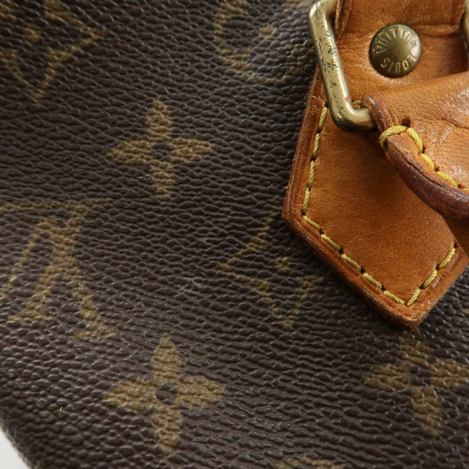 Louis Vuitton Monogram Speedy 30 Boston Bag Hand Bag Brown M41526 Used