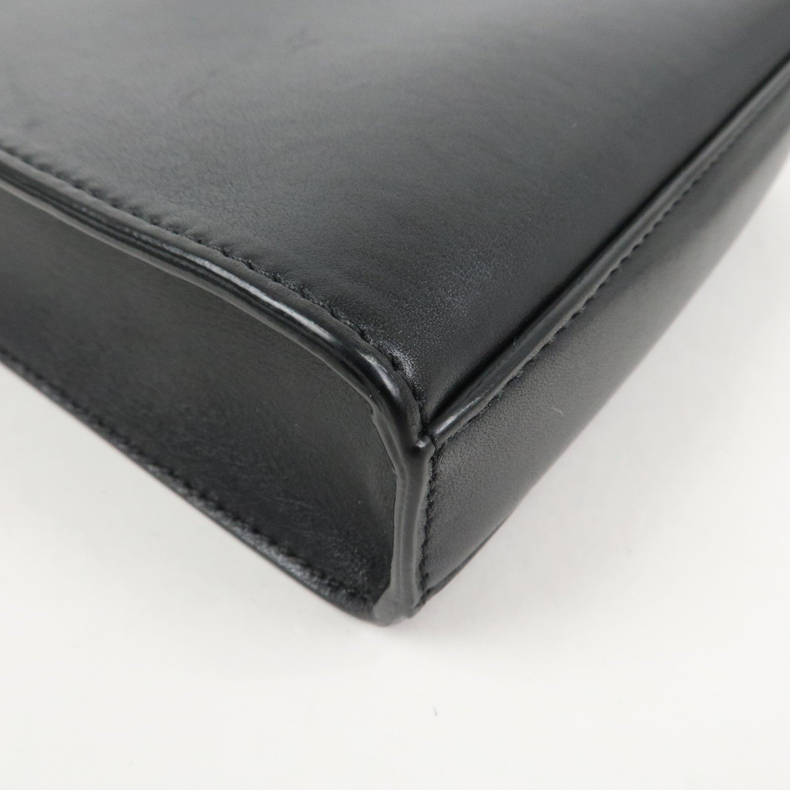 JIL SANDER Tangle Small Logo Leather Shoulder Bag Black