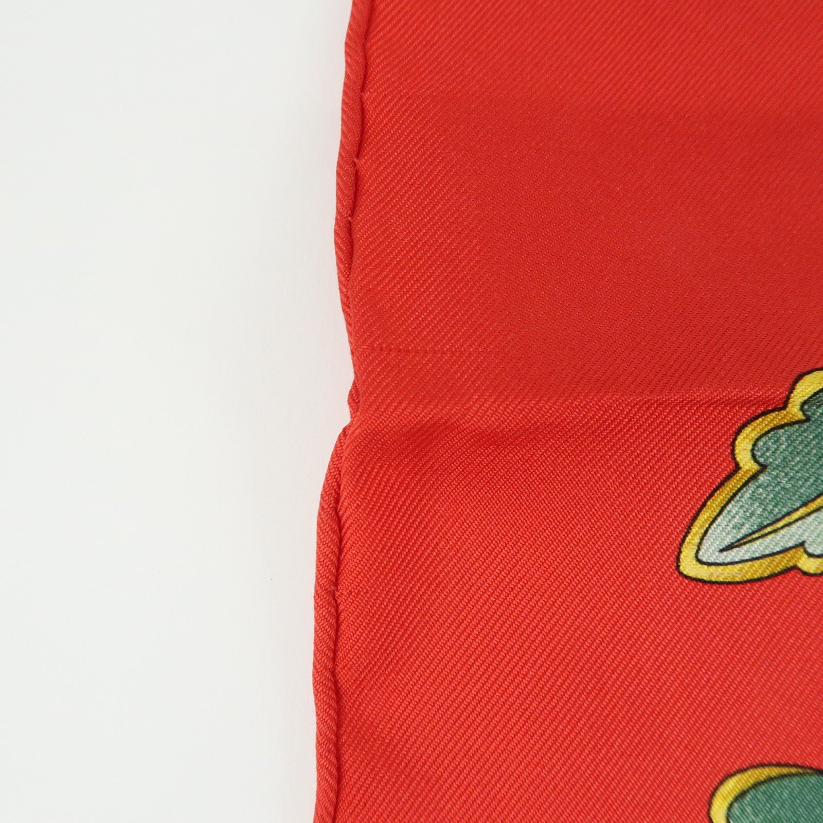 HERMES Carre 90 Silk 100% Scarf ENVOL Bird Print Red White