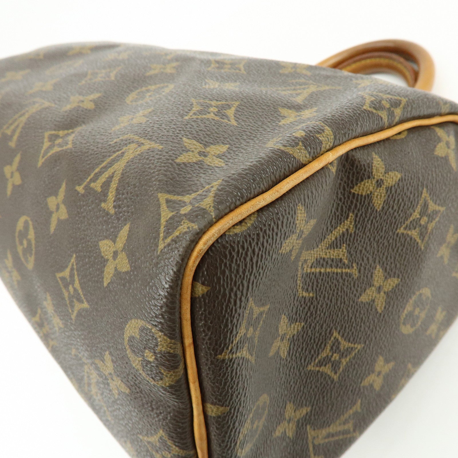 Louis Vuitton Monogram Speedy 25 Boston Bag Hand Bag Brown M41528